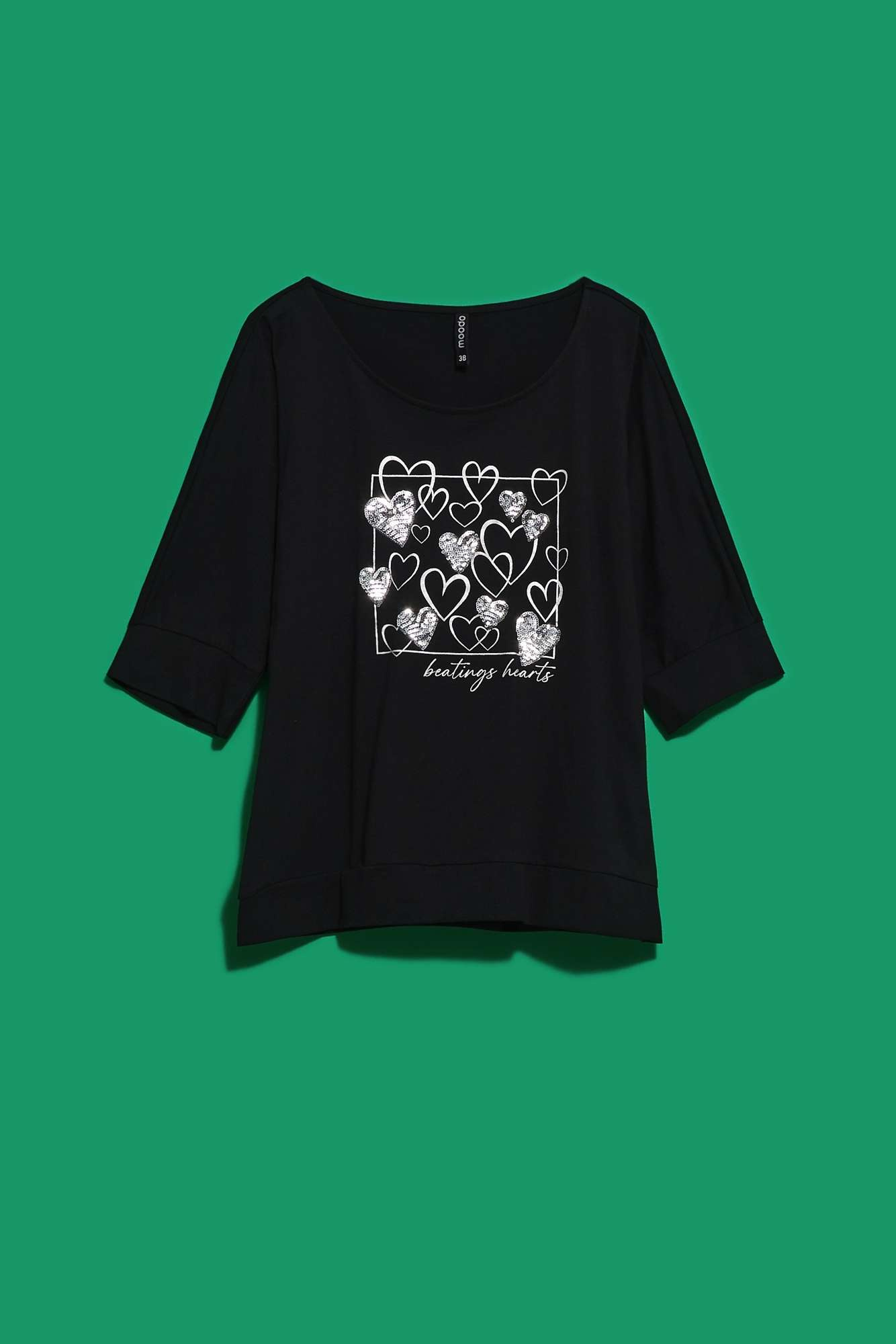 Marisse Women's T-Shirt L-Ts-4030 Black