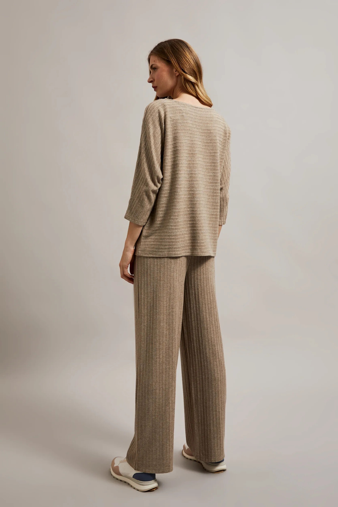 Marisse Women's Trousers Z-Sp-4520 Beige Melange