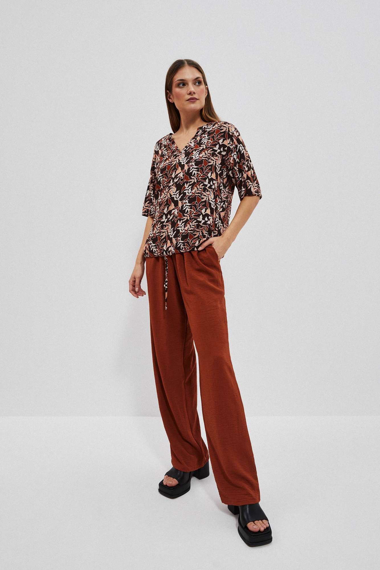 WOMEN'S SHIRT L-KO-4033 D.OAK