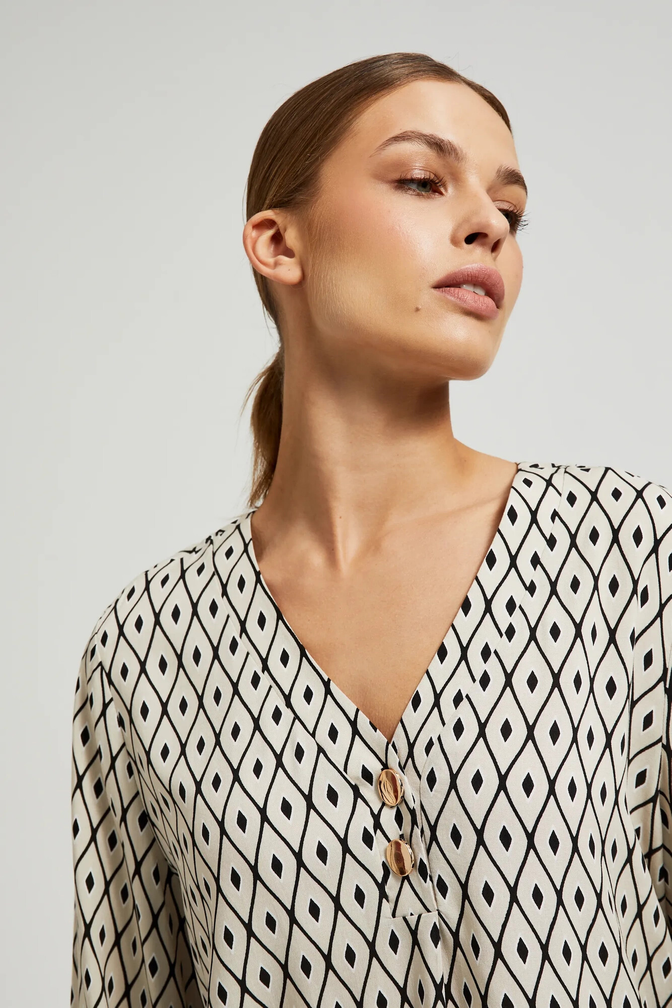 Marisse Women's Shirt Z-Ko-4518 L.Beige