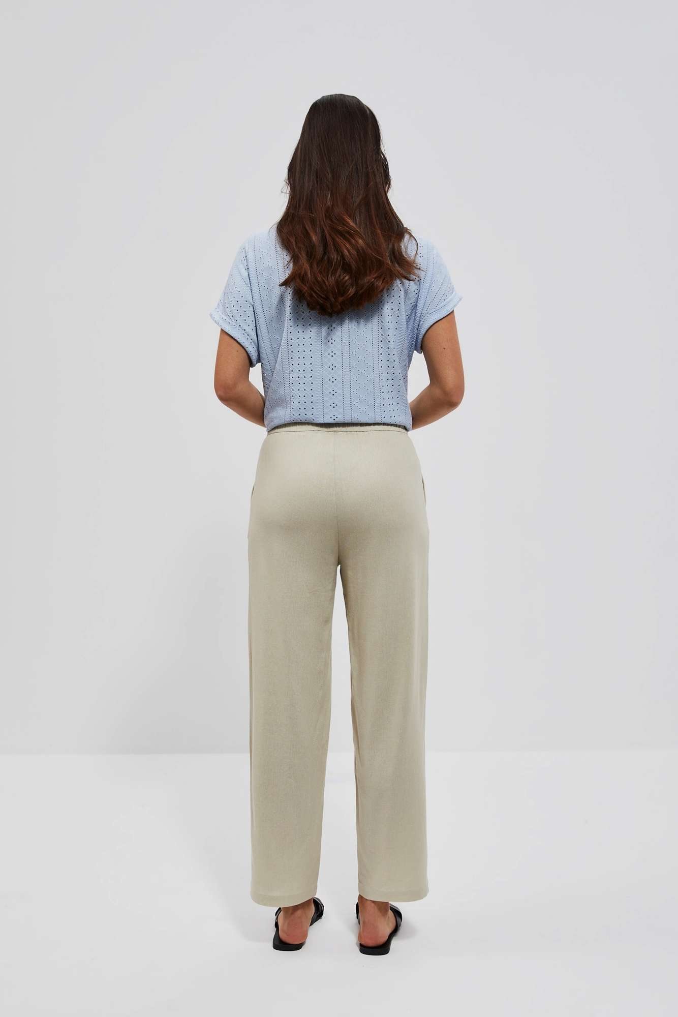 Marisse Women's Trousers L-Sp-4029 L.Beige