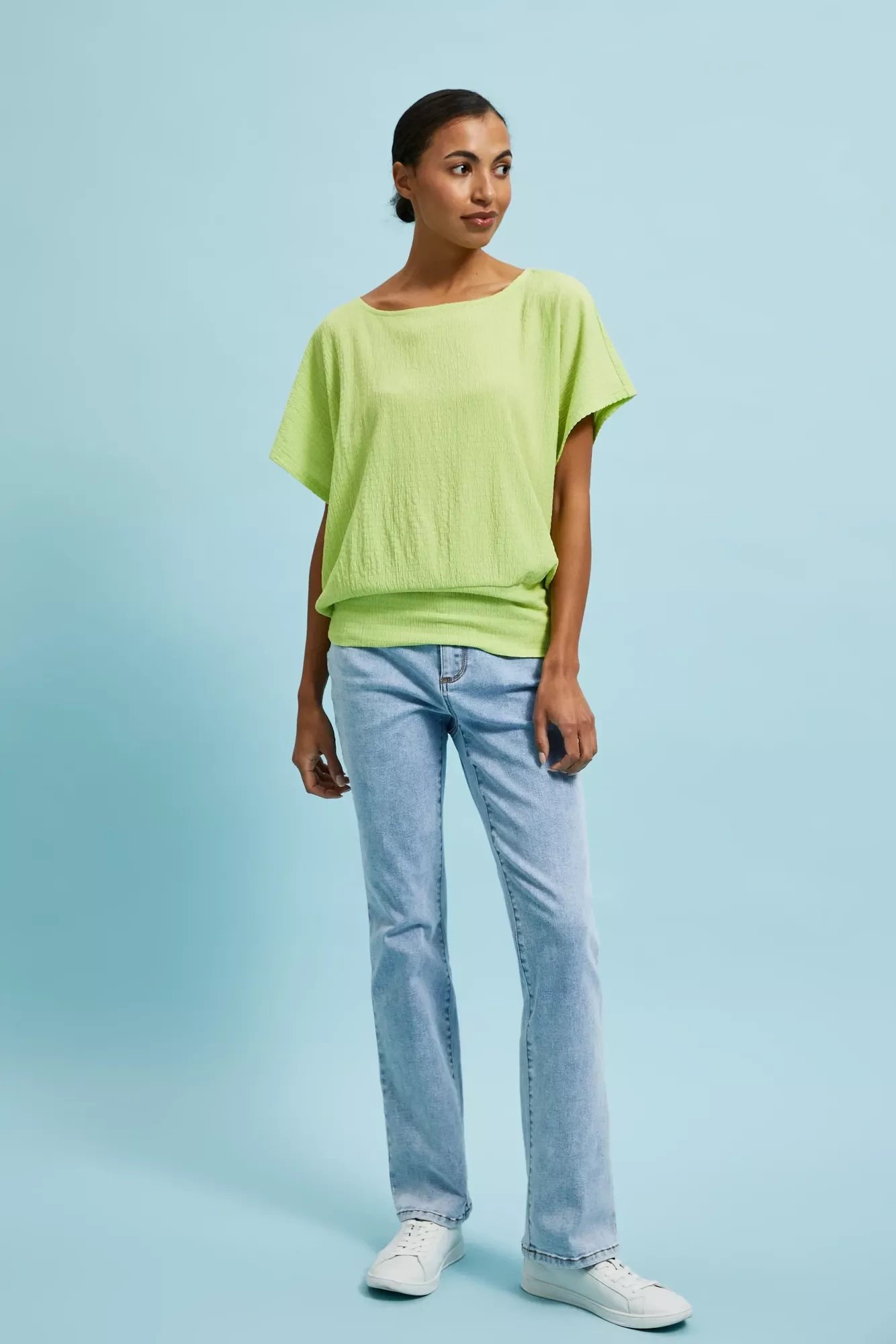 Marisse Women's Blouse L-Ts-4344 Green