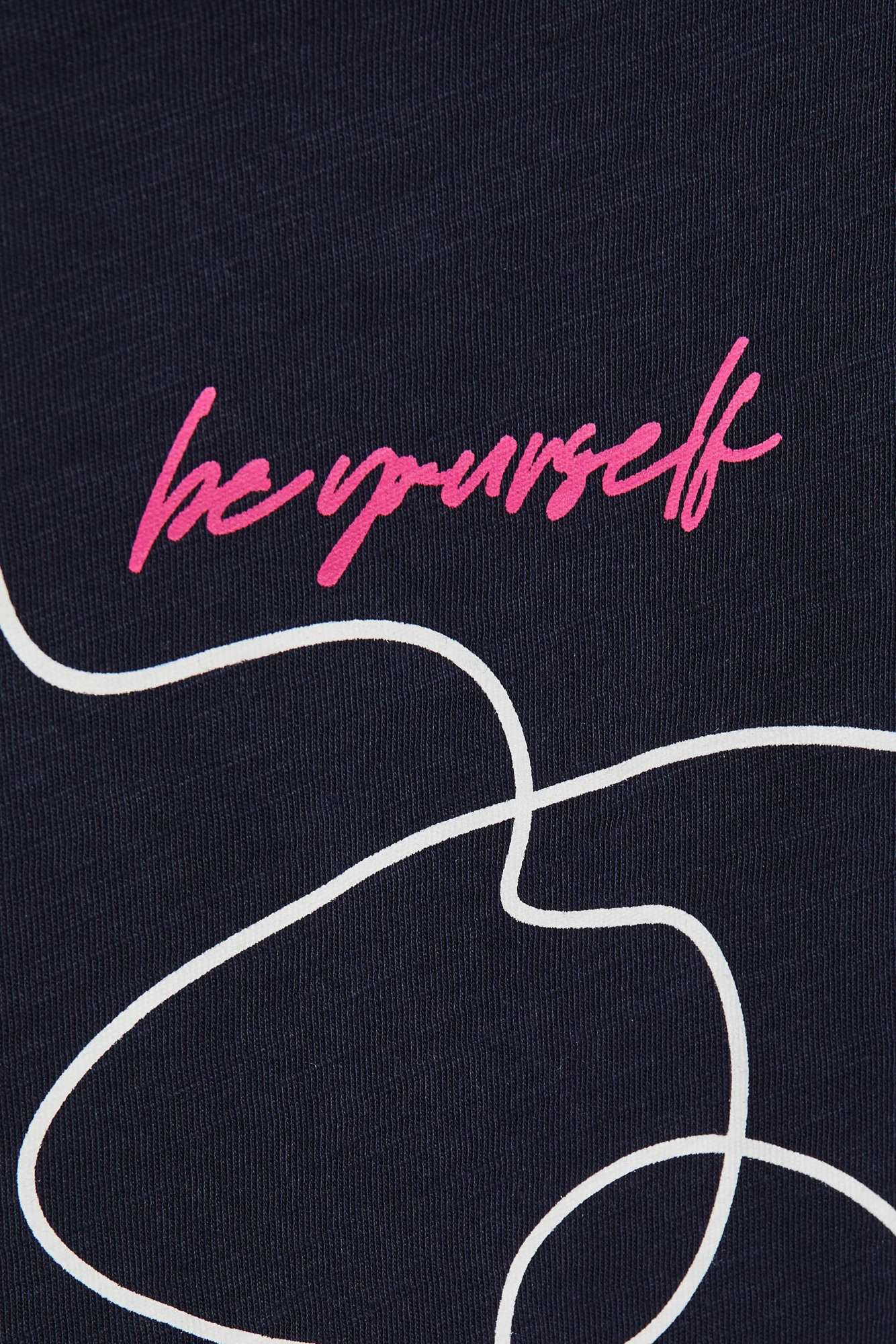 Cotton blouse with print