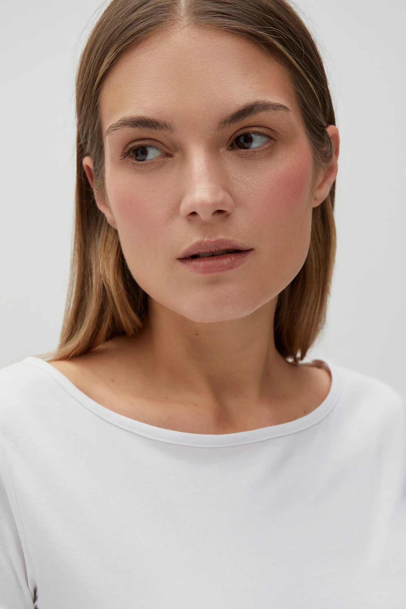 Marisse Women's T-Shirt L-Ts-4622 White