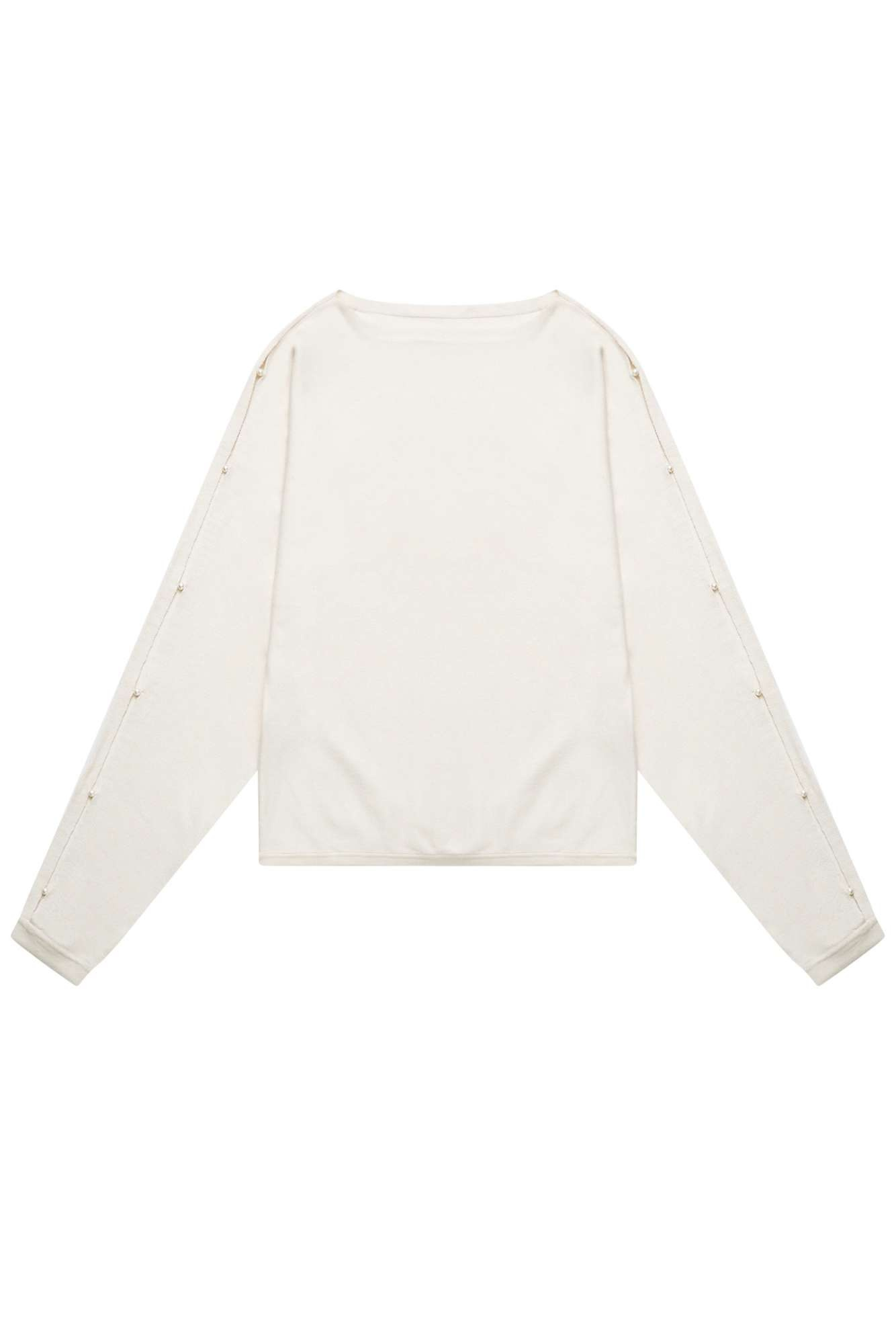 Sweater with decorative sleeves