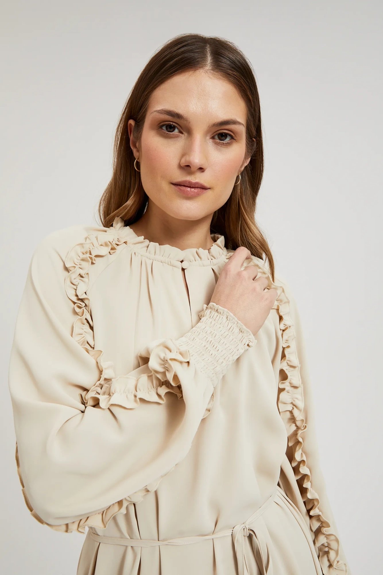 Marisse Women's Dress L-Su-4308 Beige