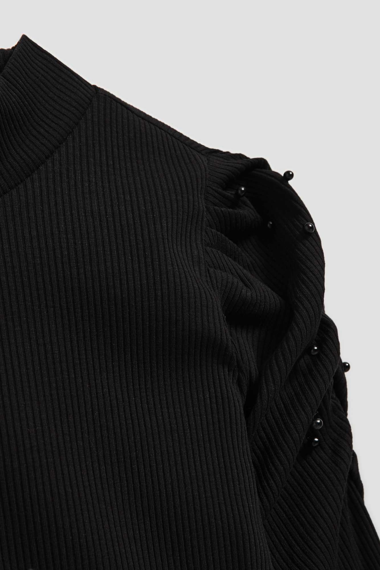 Puff sleeve blouse - black