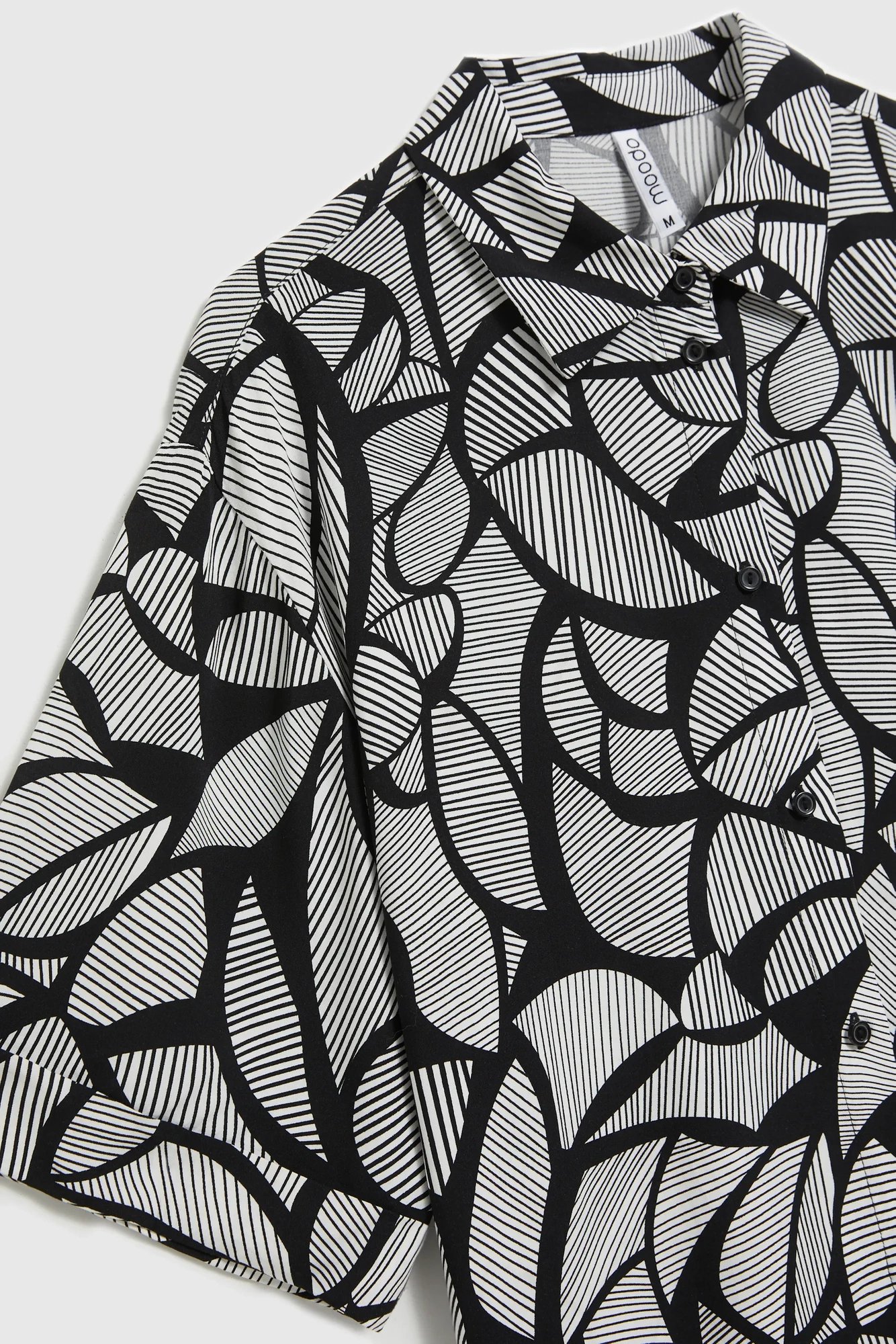 Women's shirt MOODO - black/white