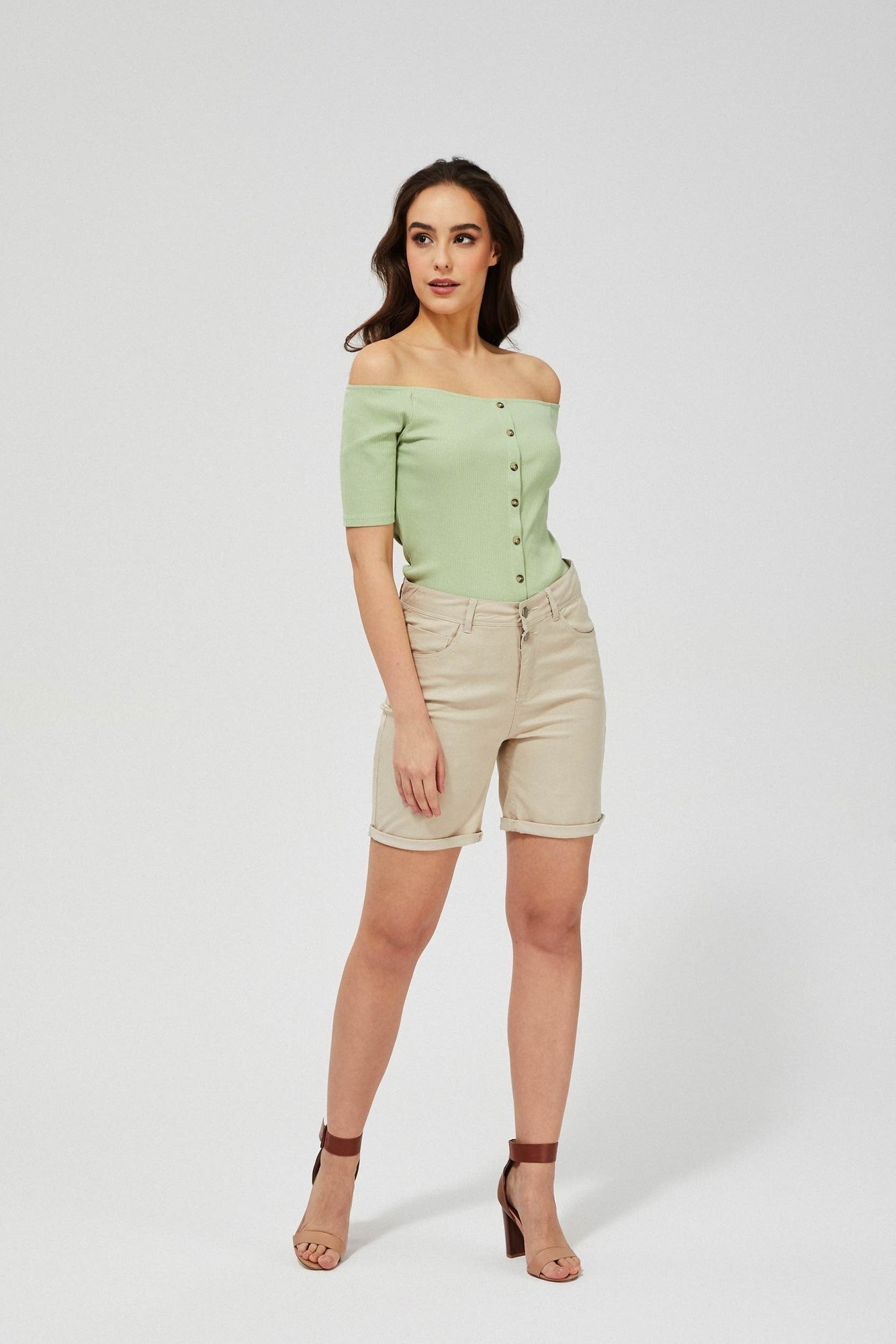 Pantaloni scurți Lyocell