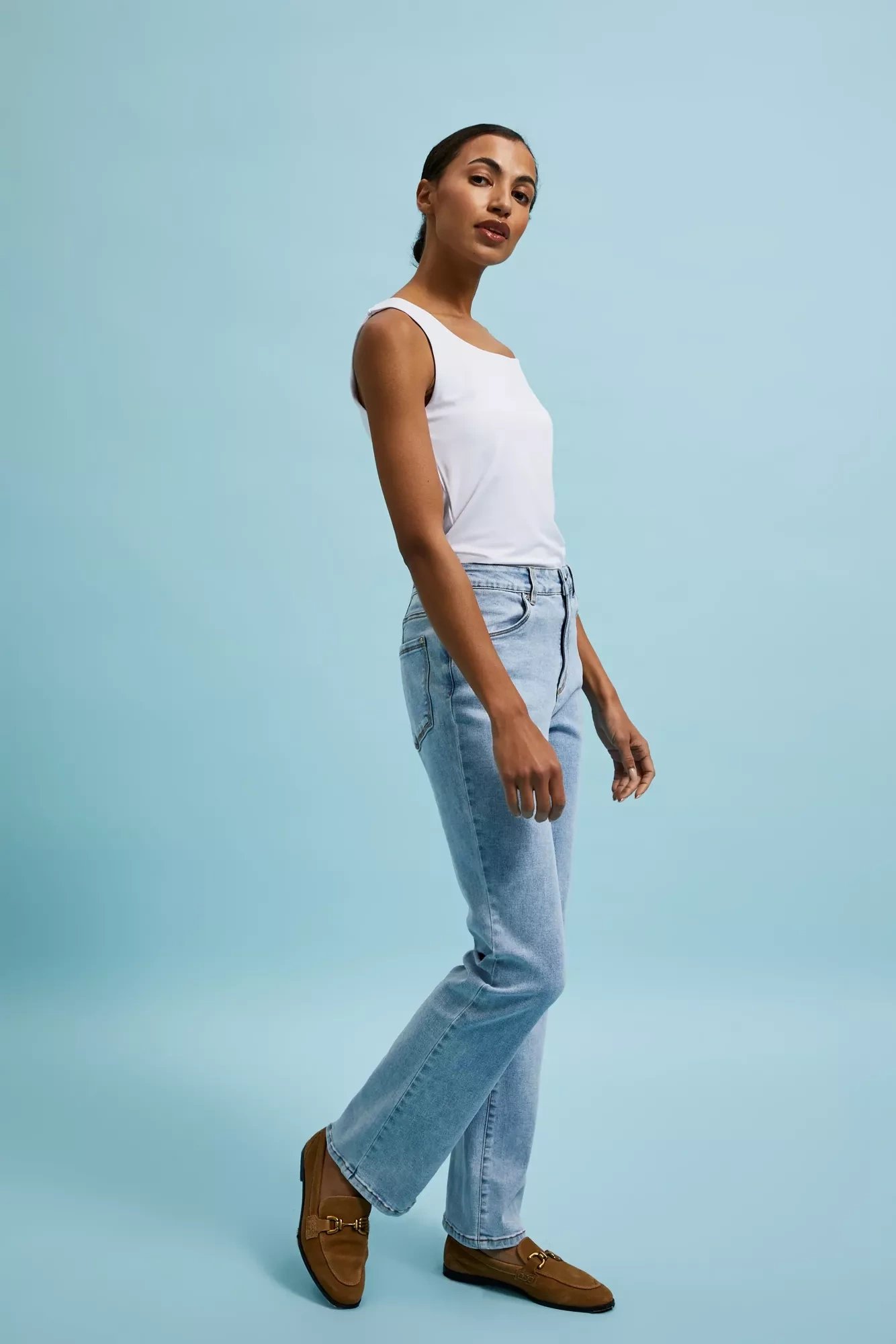 Women's blue jeans