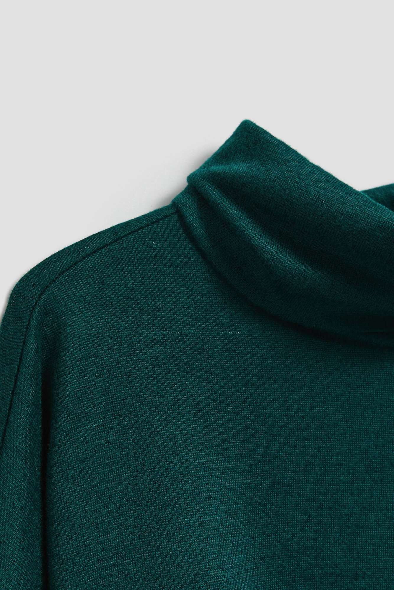 Blouse with a loose turtleneck