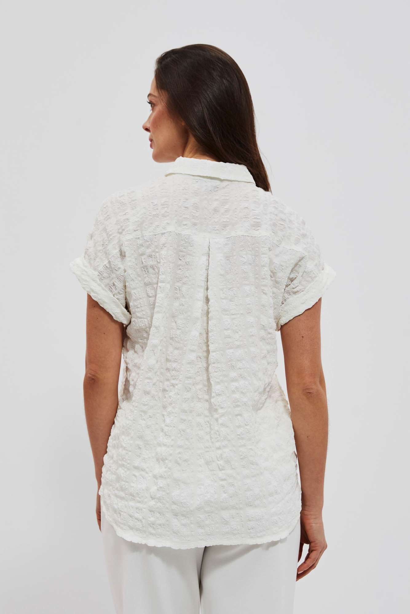 WOMEN'S SHIRT L-KO-4022 WHITE