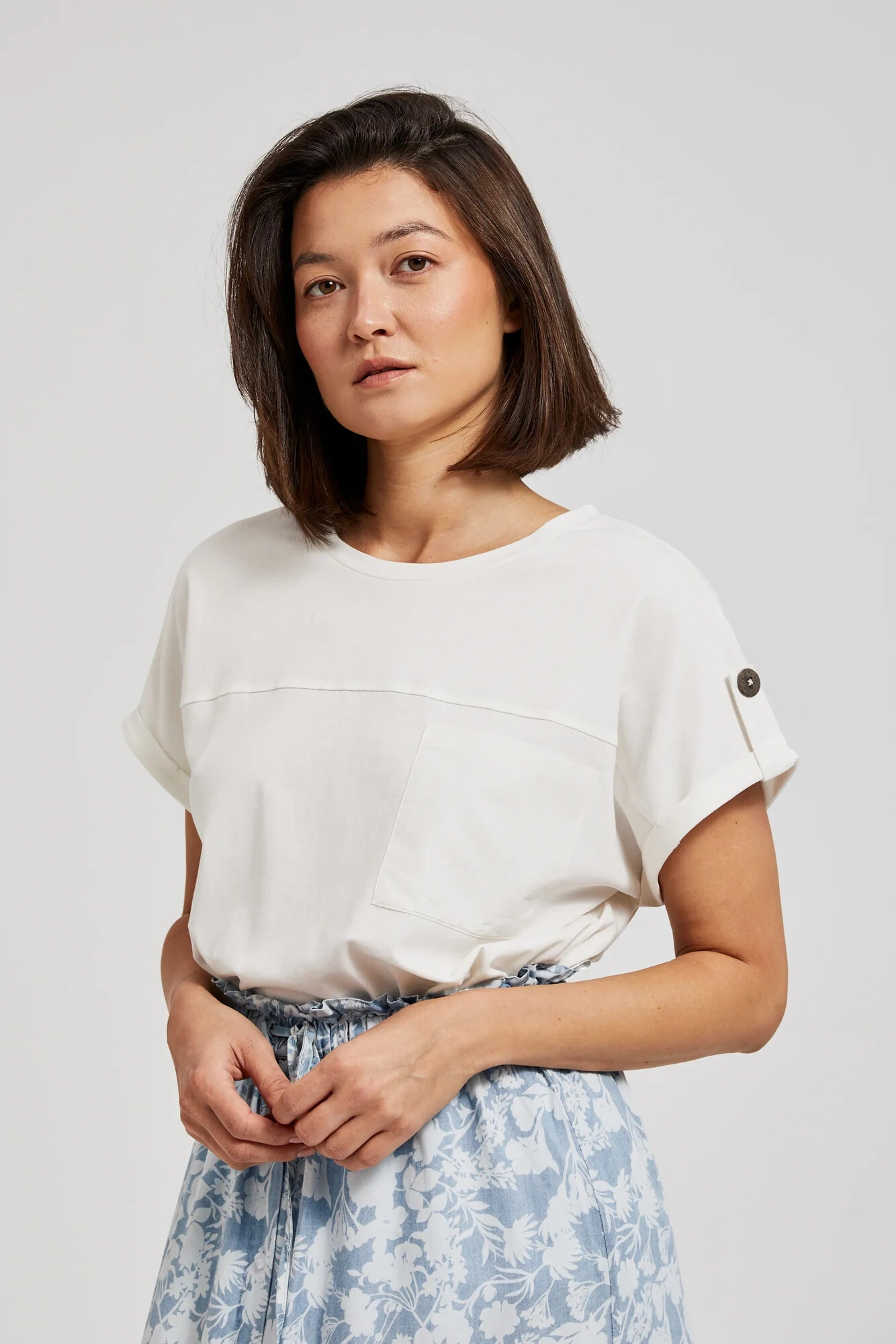 Marisse Women&#039;s Blouse L-Ts-4417 Off White