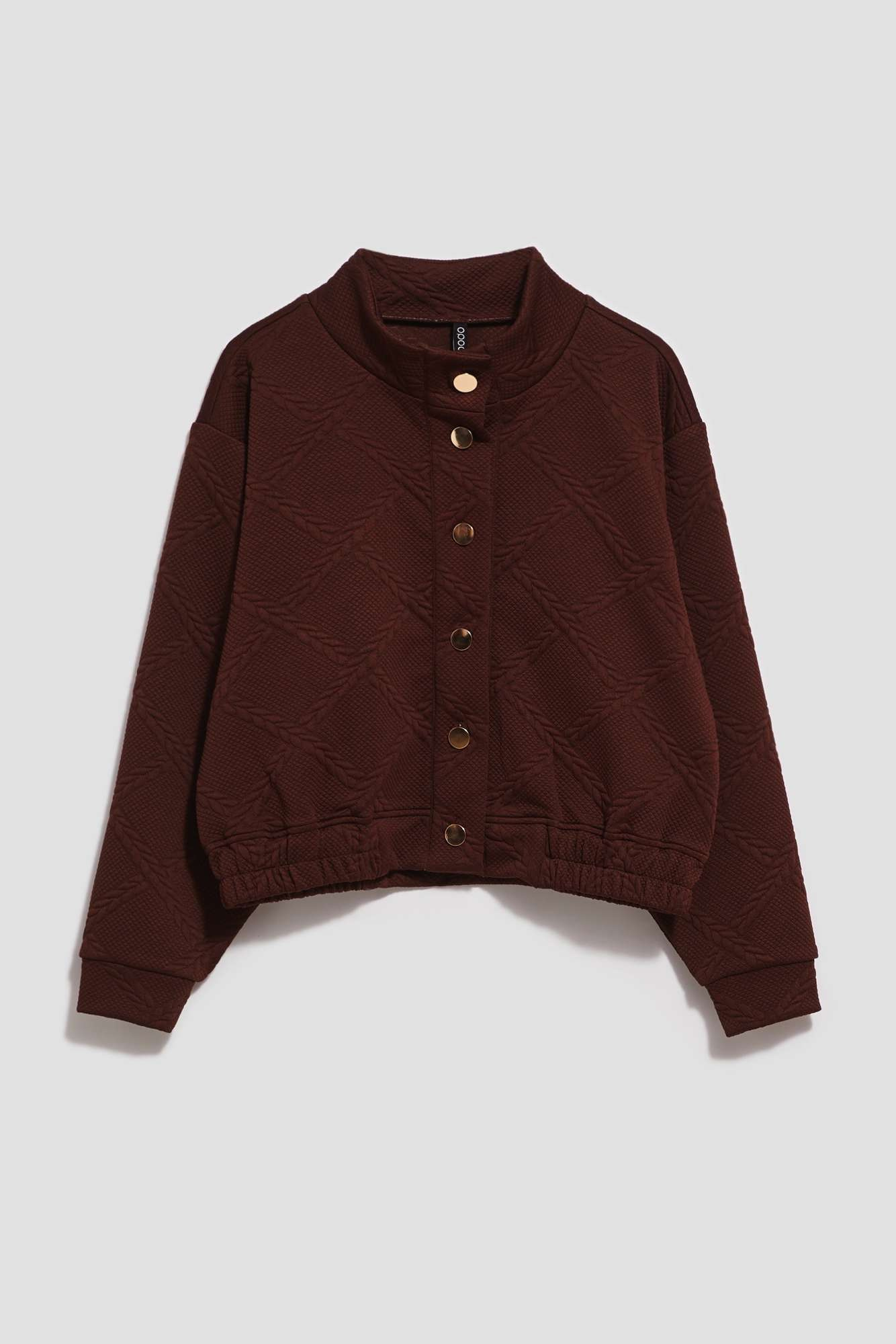 Sweatshirt with decorative buttons