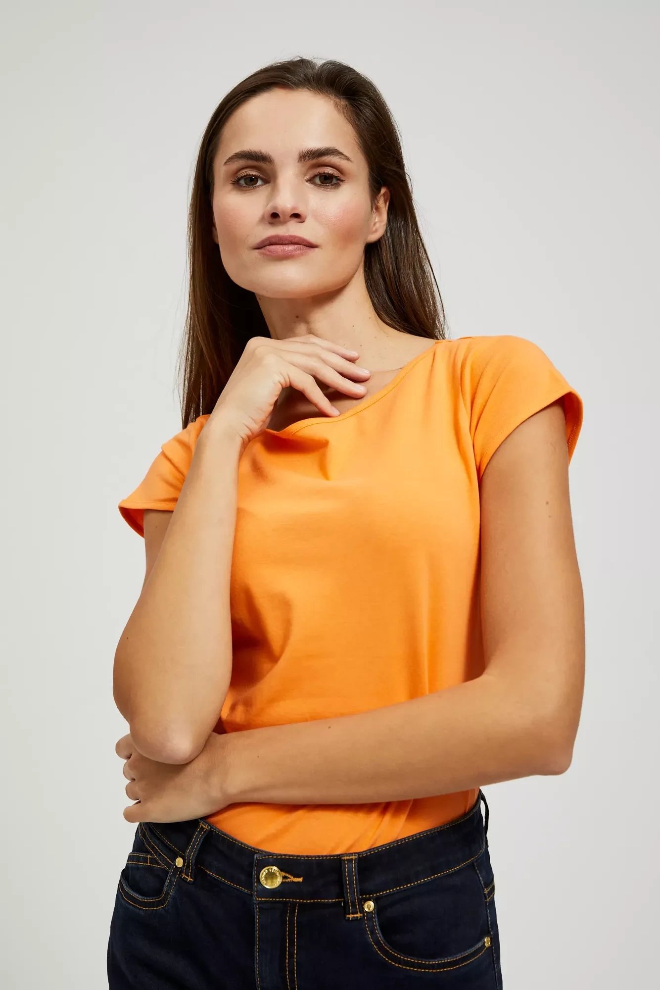 Women's T-shirt MOODO - orange