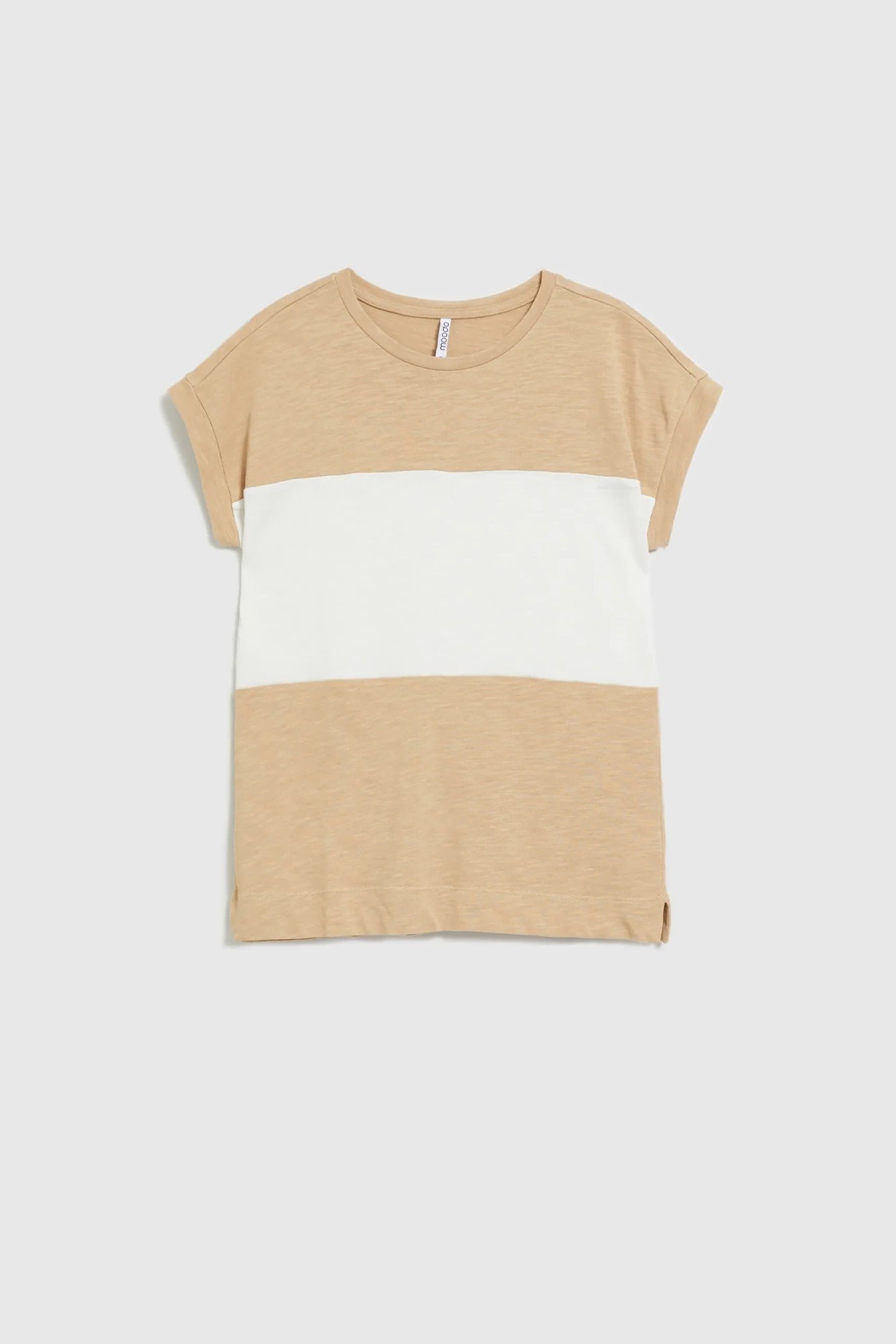 Women's T-shirt MOODO - beige