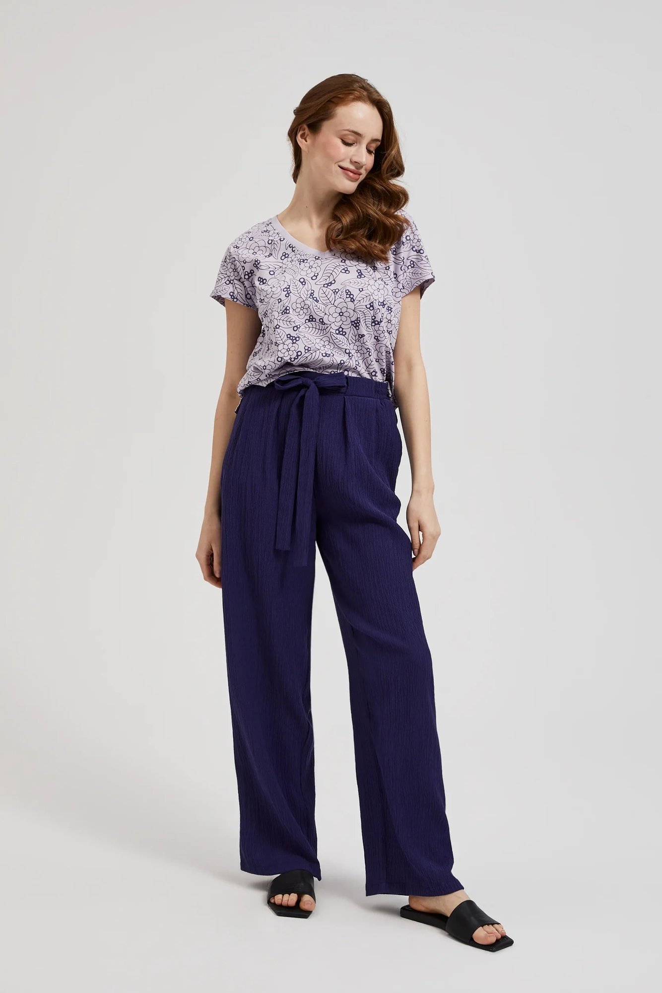 Women's T-shirt MOODO - light purple