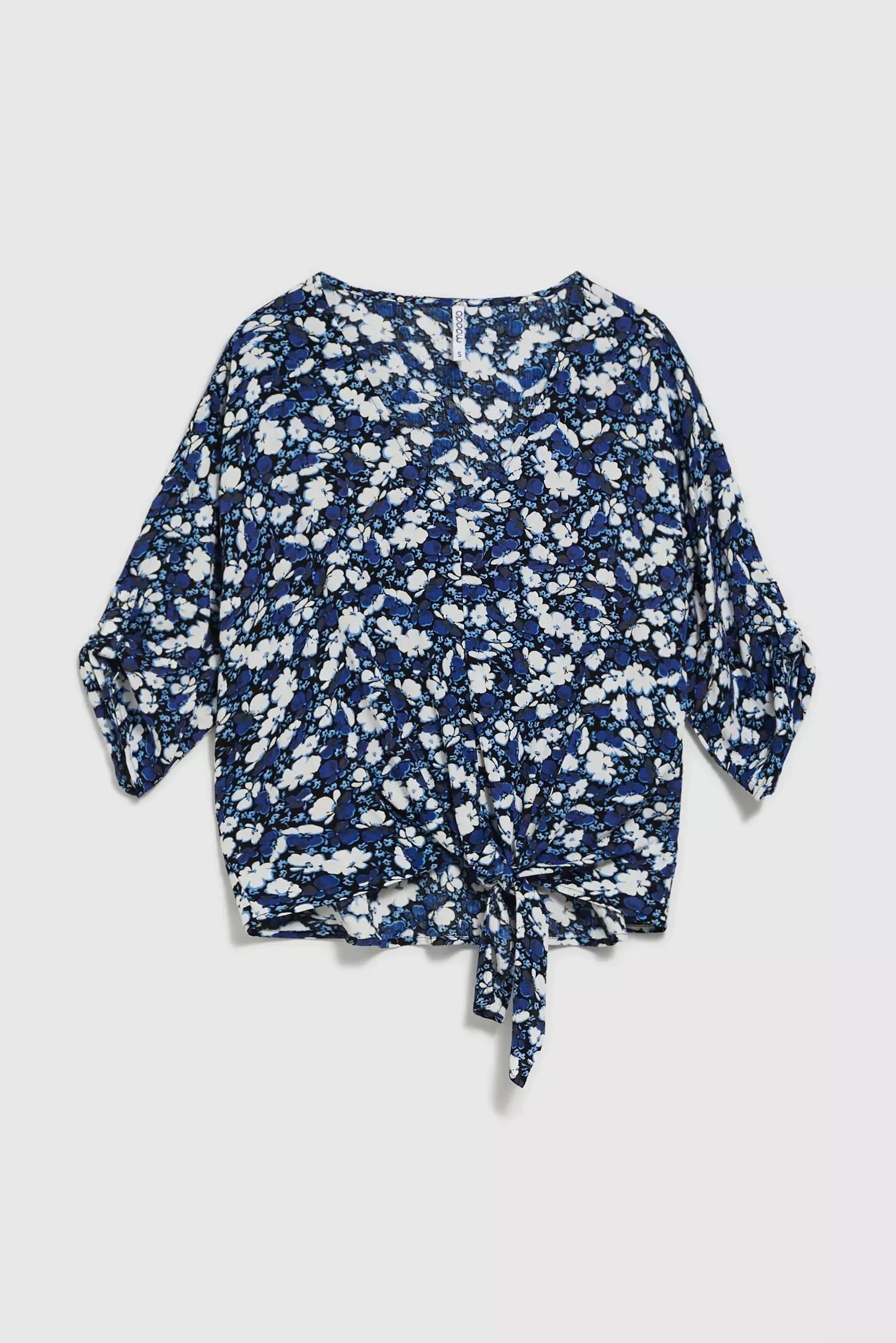 Women's patterned blouse MOODO - black