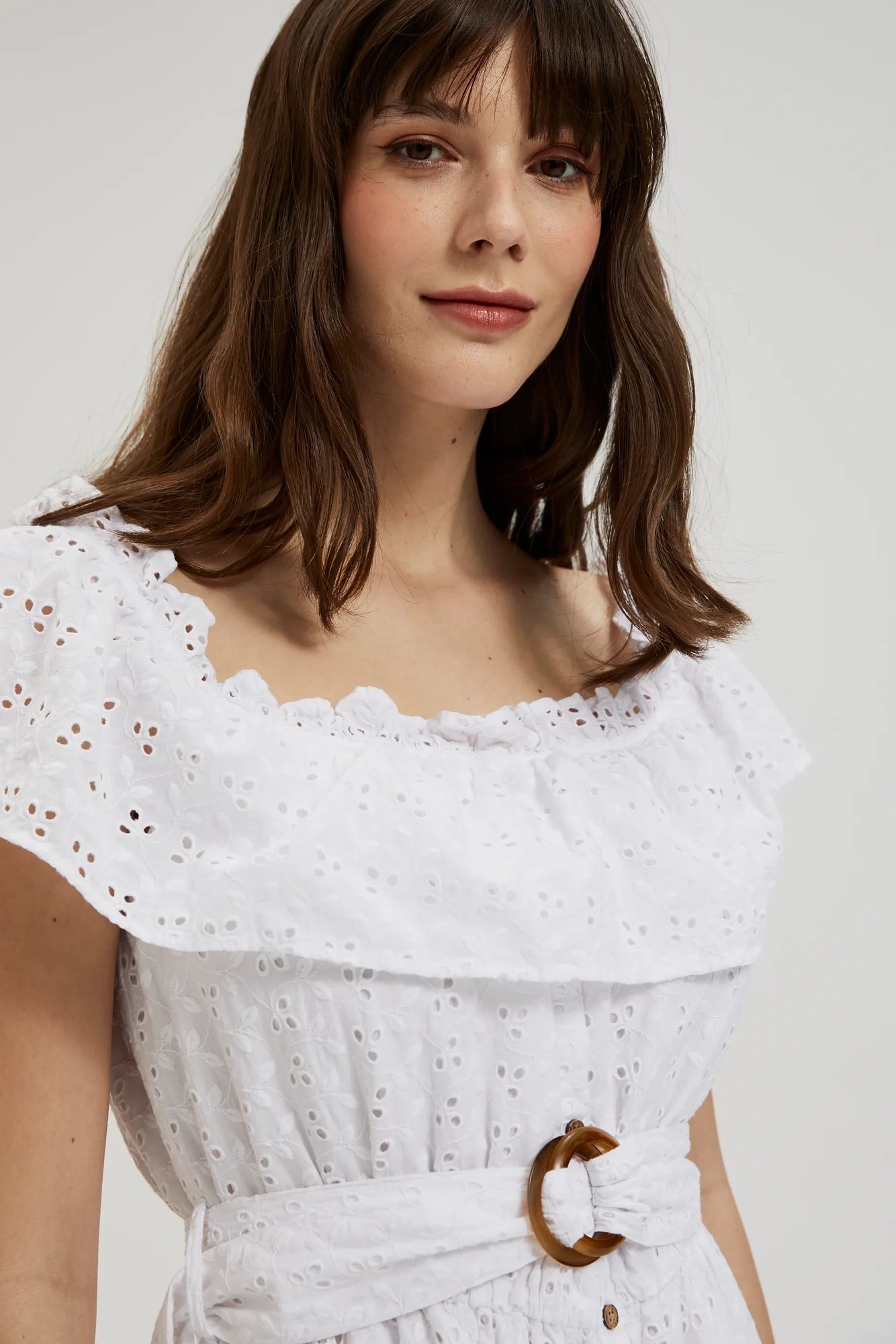 Marisse Women's Dress L-Su-4341 White