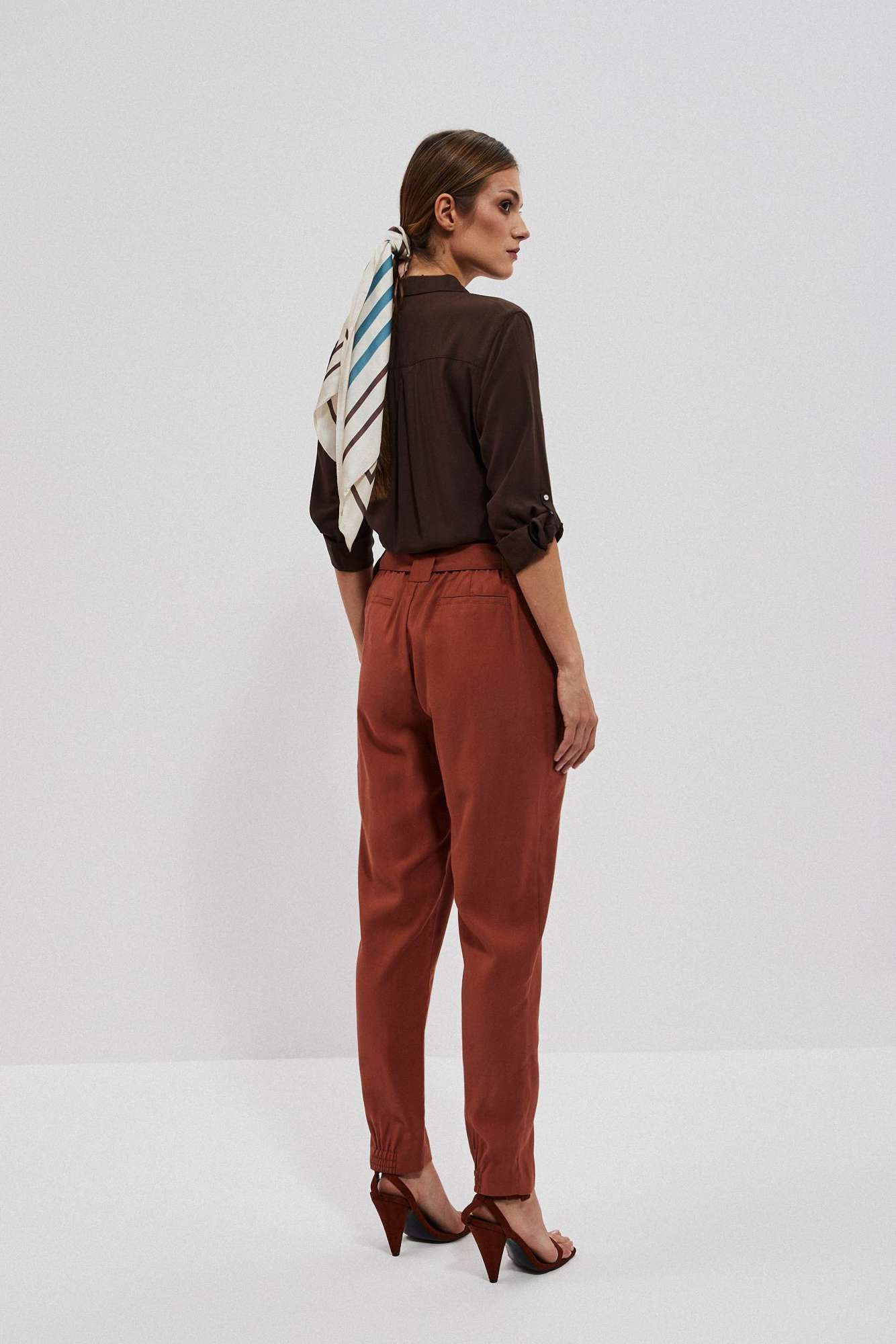 Marisse Women's Trousers L-Sp-4012 Brown