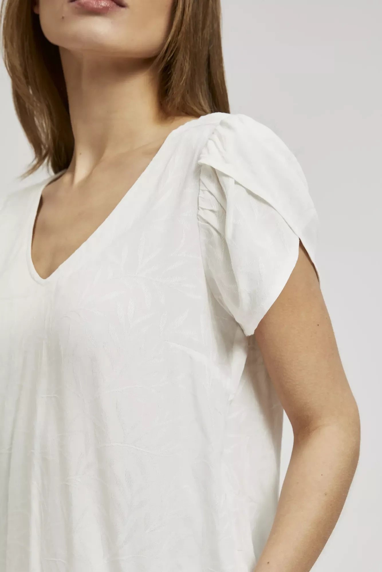 Marisse Women's Shirt L-Ko-4333 Off White