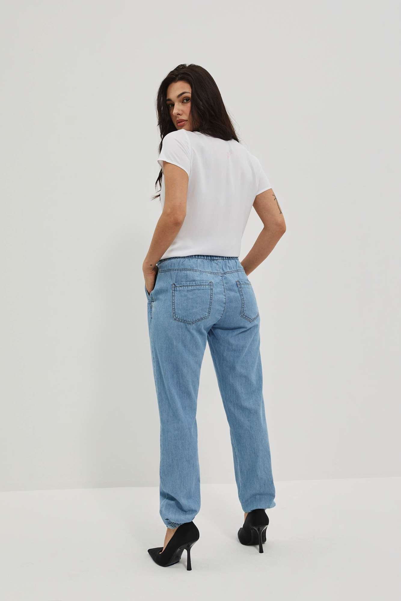 WOMEN'S JEANS L-JE-4004 BLUE