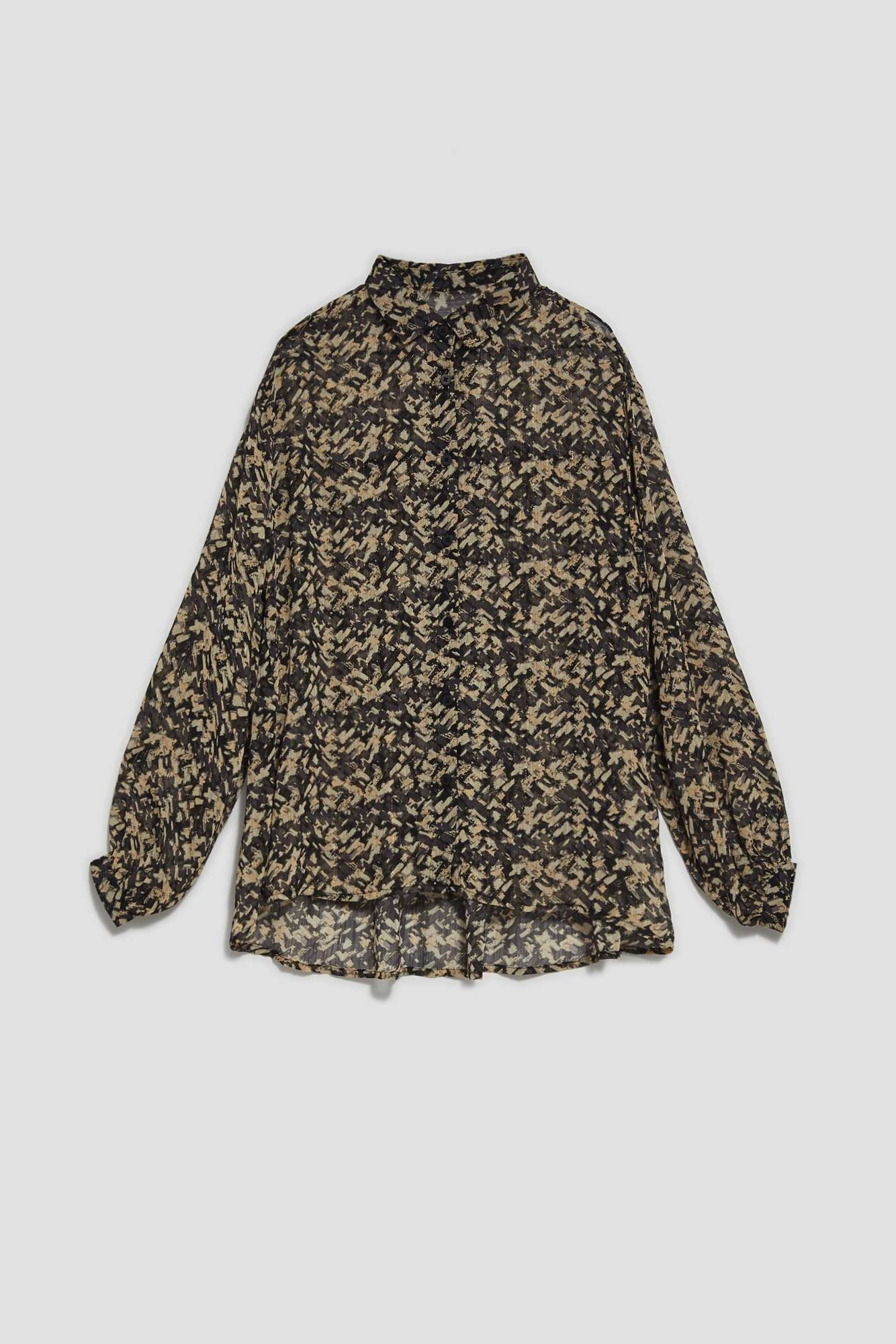 Shirt with delicate print