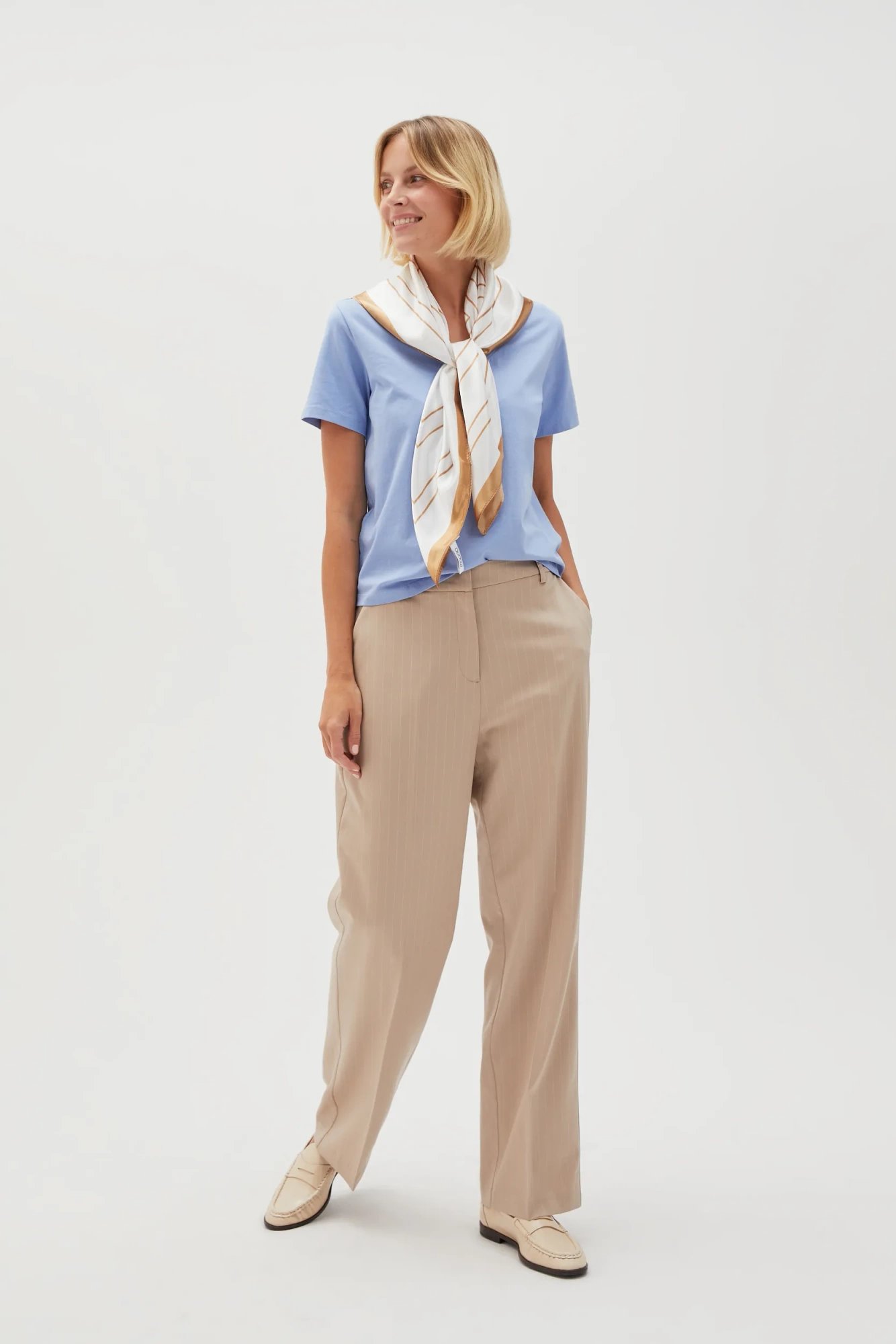 Marisse Women's T-Shirt L-Ts-4600 Blue