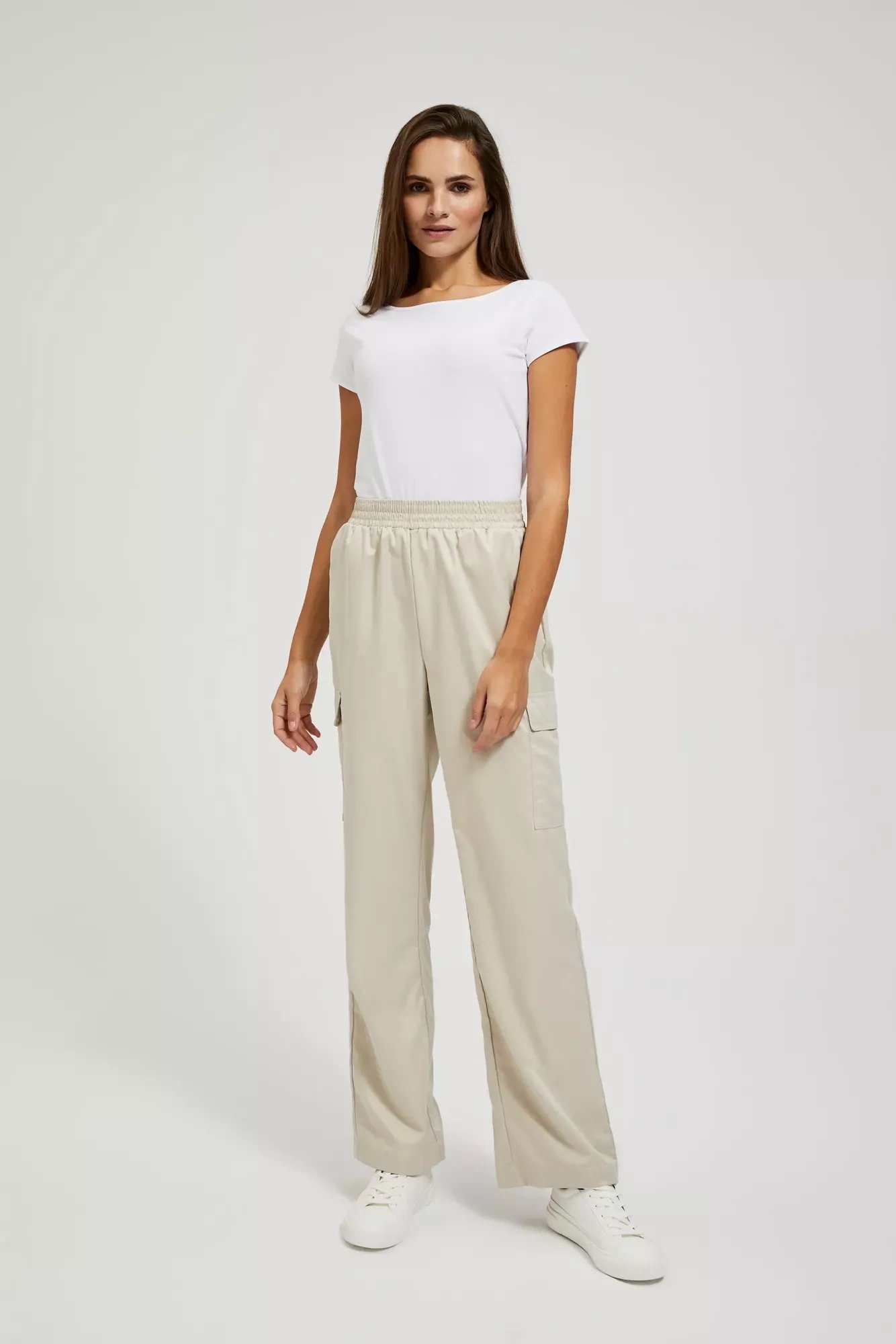 Women's beige trousers