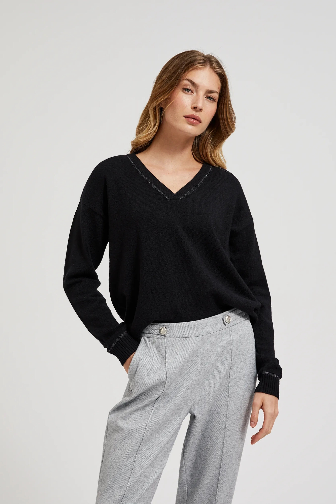 Marisse Women's Sweater Z-Sw-4518 Black