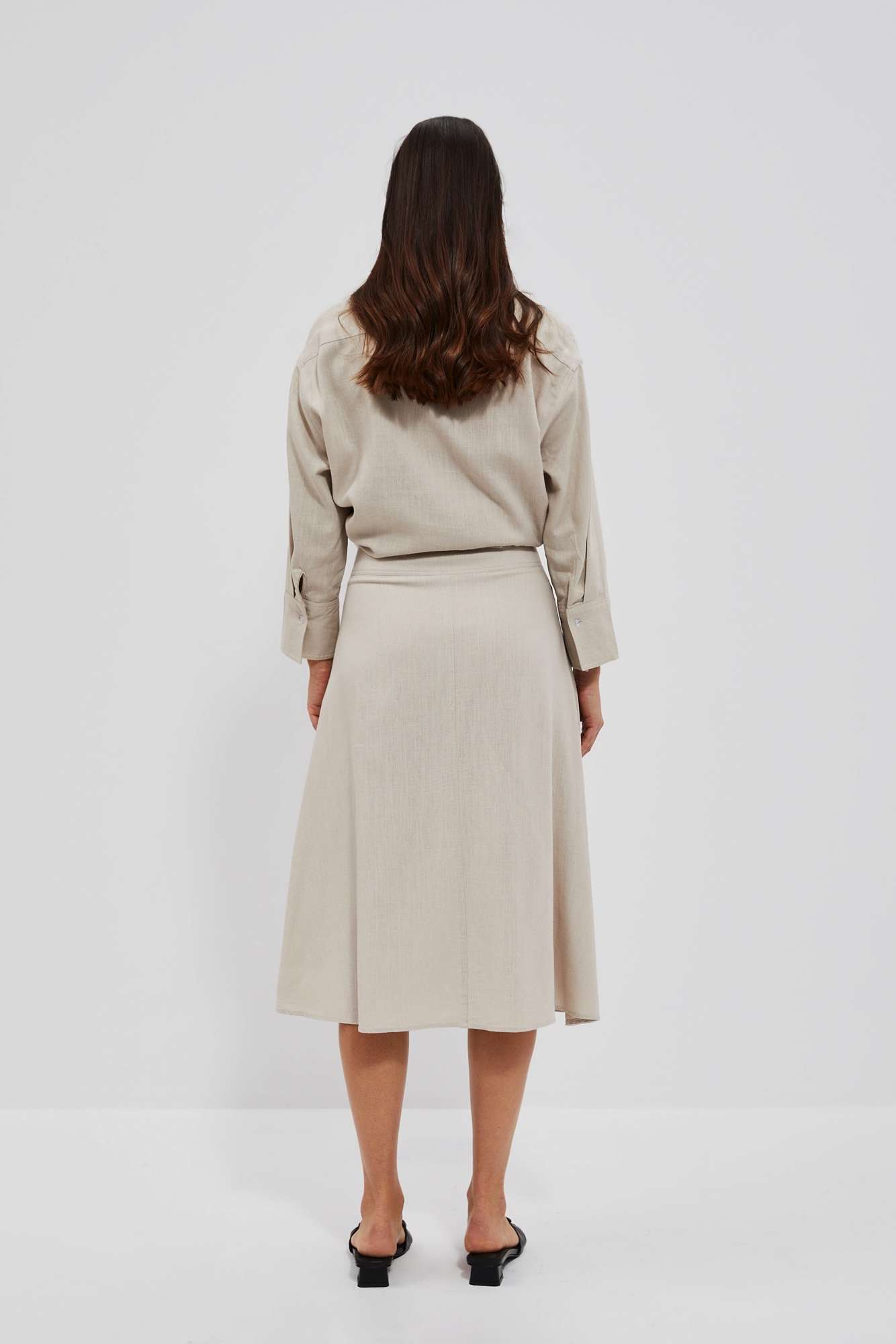 WOMEN&#039;S SKIRT L-SC-4023 D.Beige