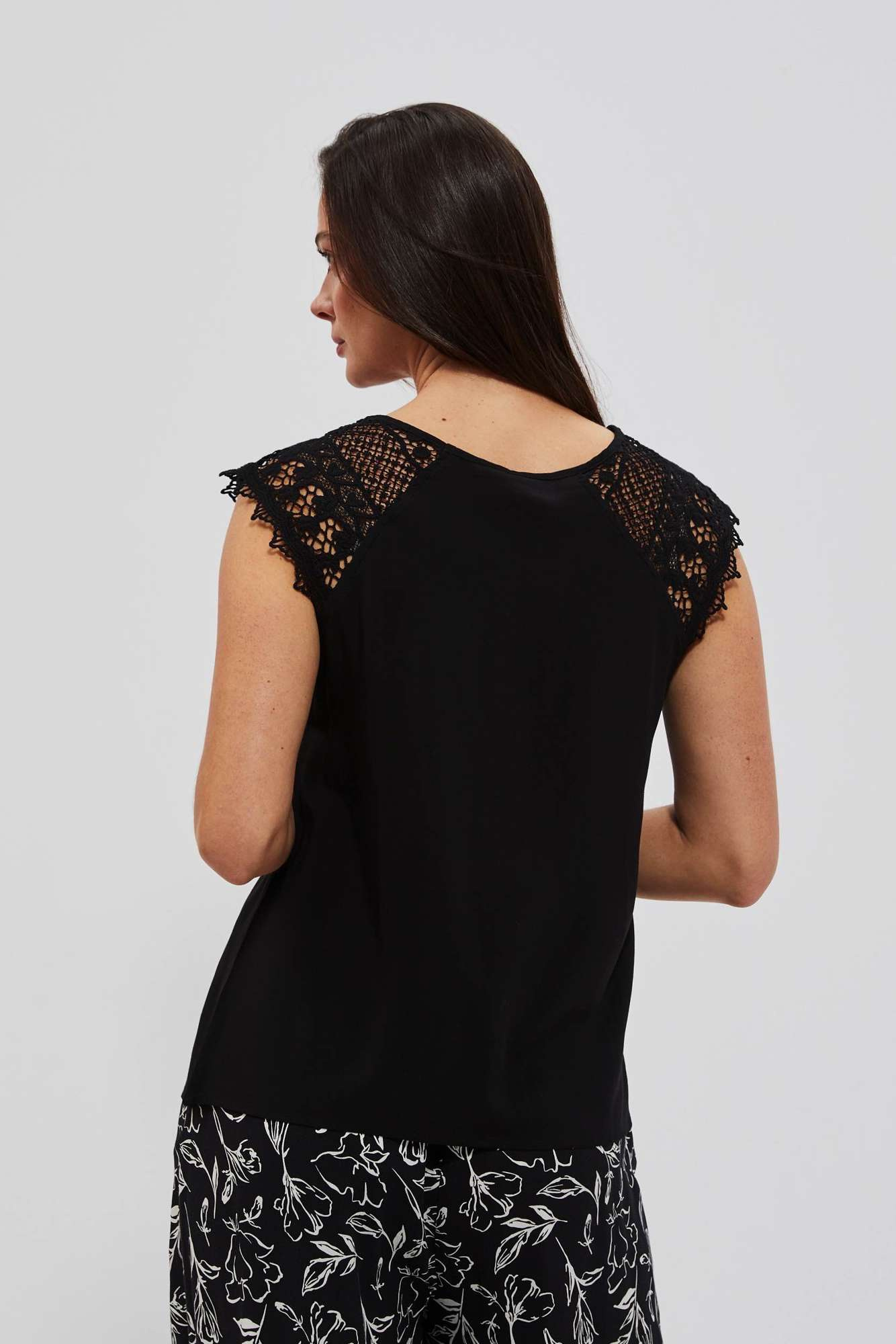 WOMEN'S SHIRT L-KO-4031 BLACK