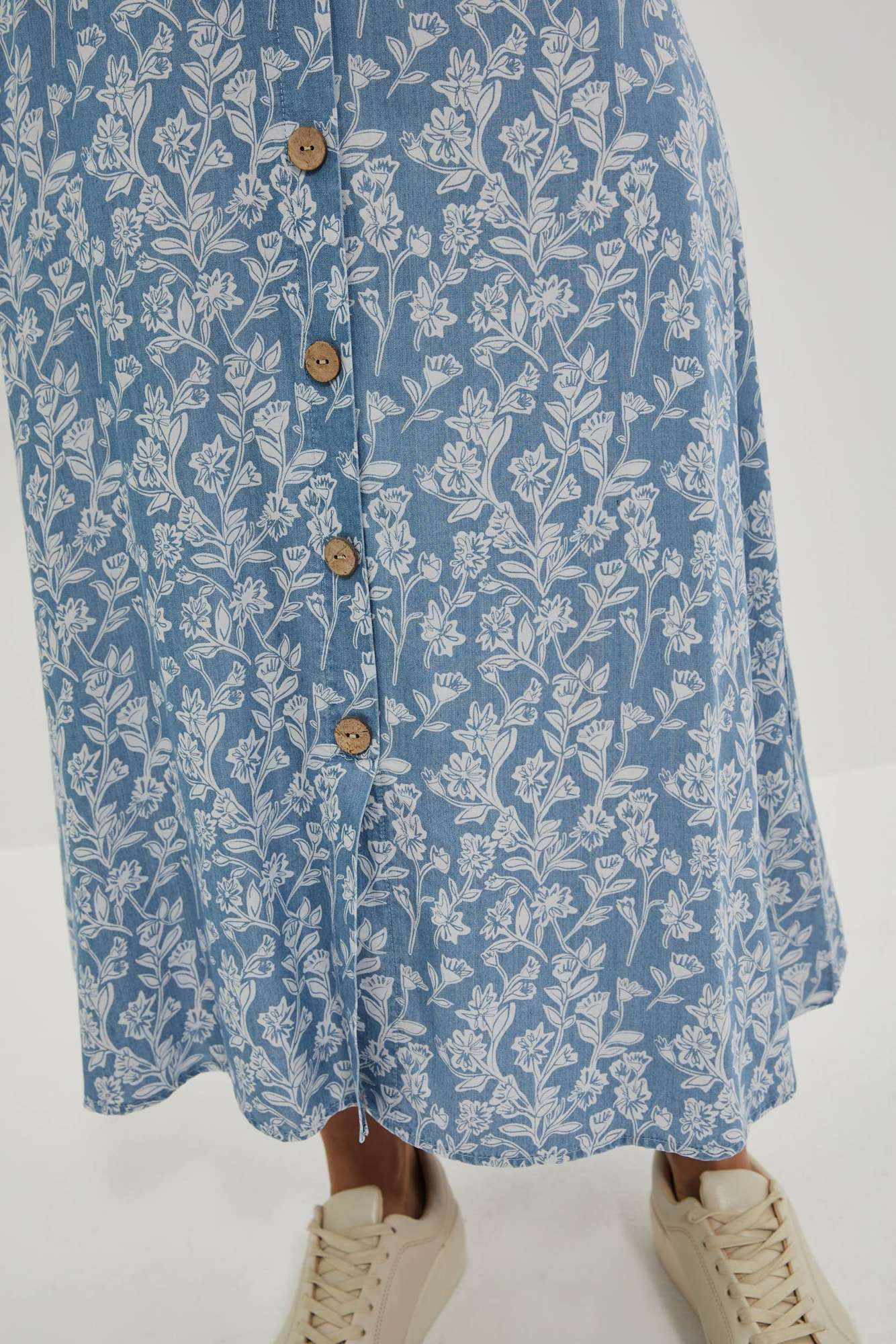 WOMEN&#039;S SKIRT L-SC-4010 BLUE