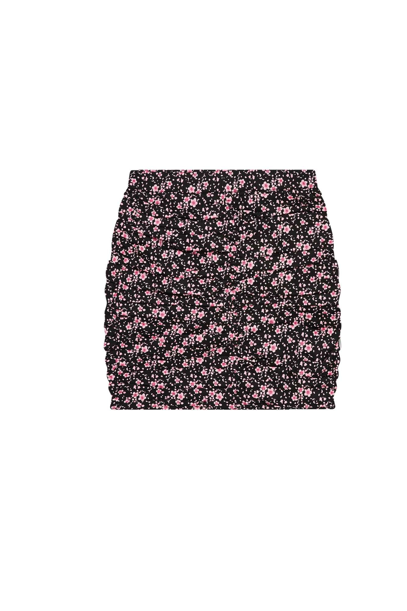 Floral pencil skirt