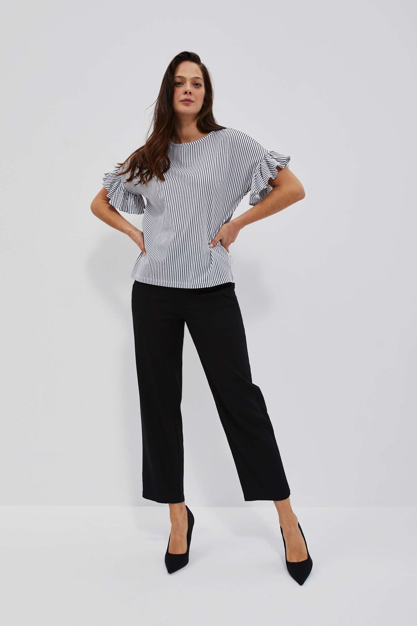 Marisse Women's Trousers L-Sp-4029 Black