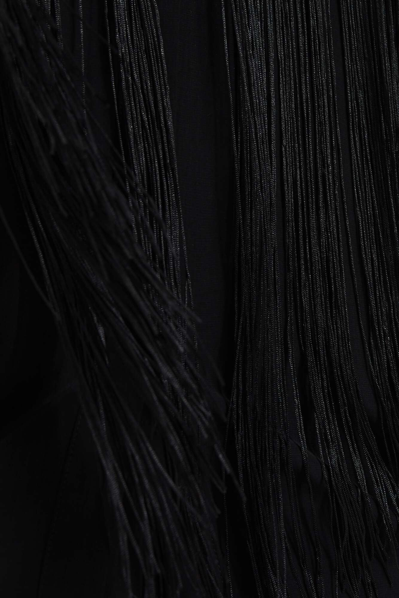 Oversize shirt with fringe