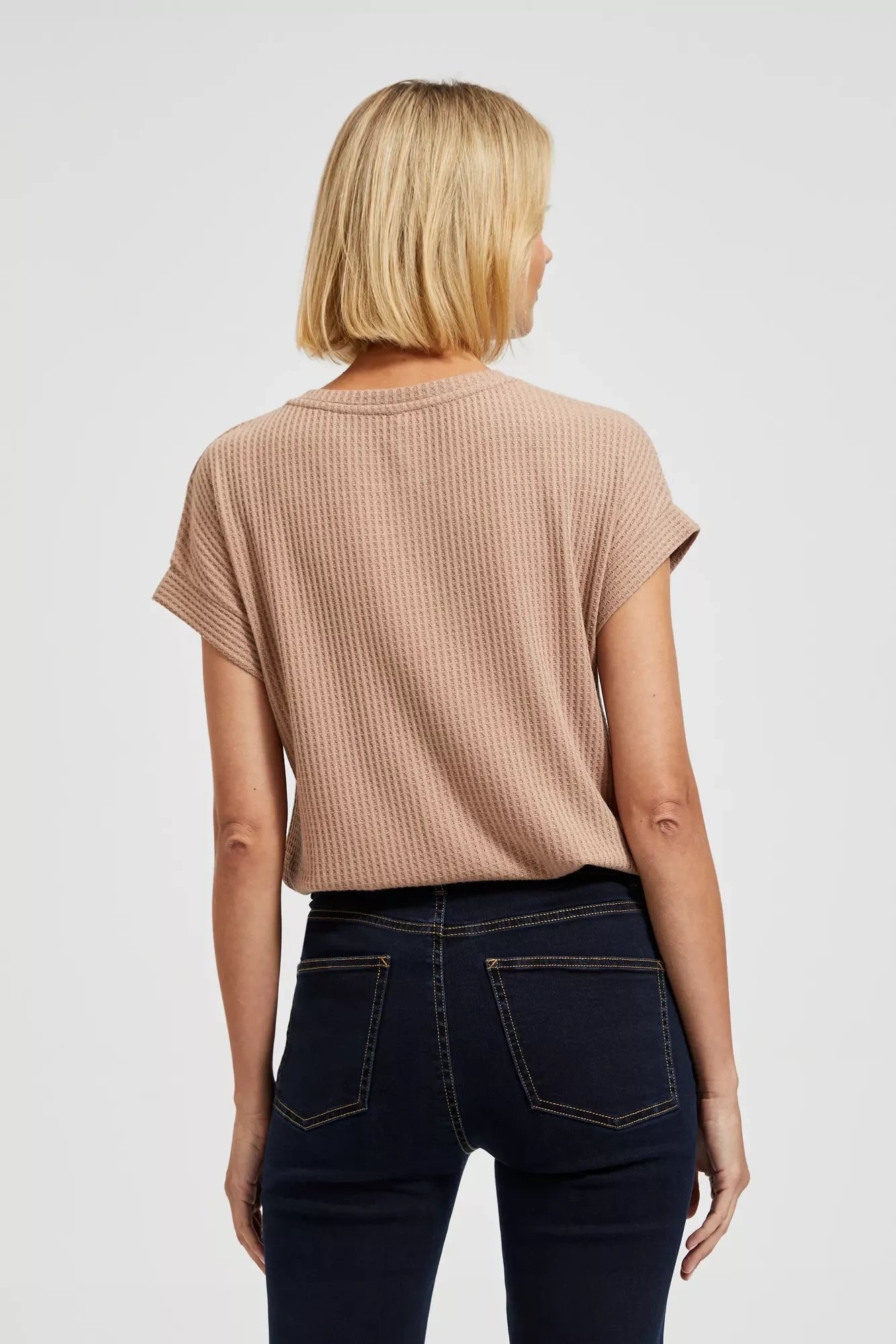 Marisse Women's Blouse L-Ts-4315 Coffee