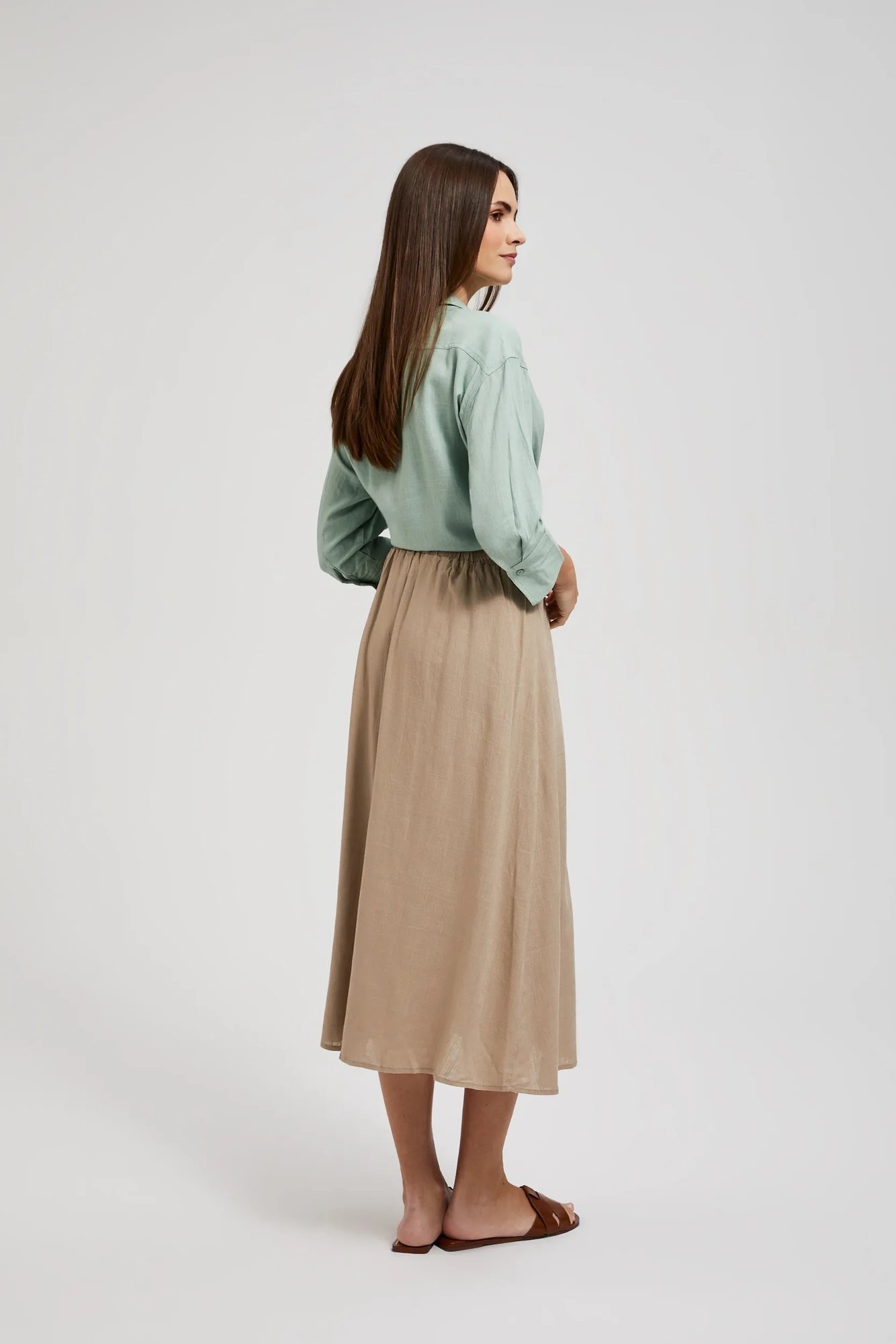 Marisse Women&#039;s Skirt L-Sc-4315 L.Beige