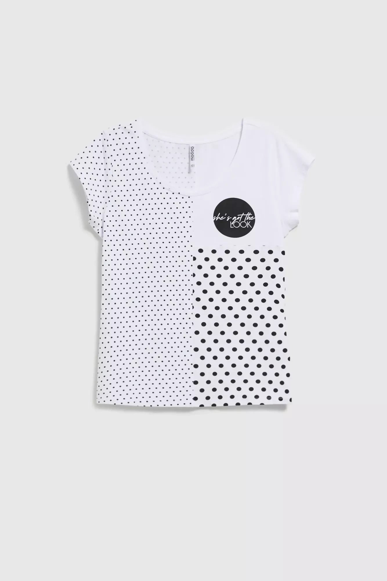 Women's T-shirt with dots MOODO