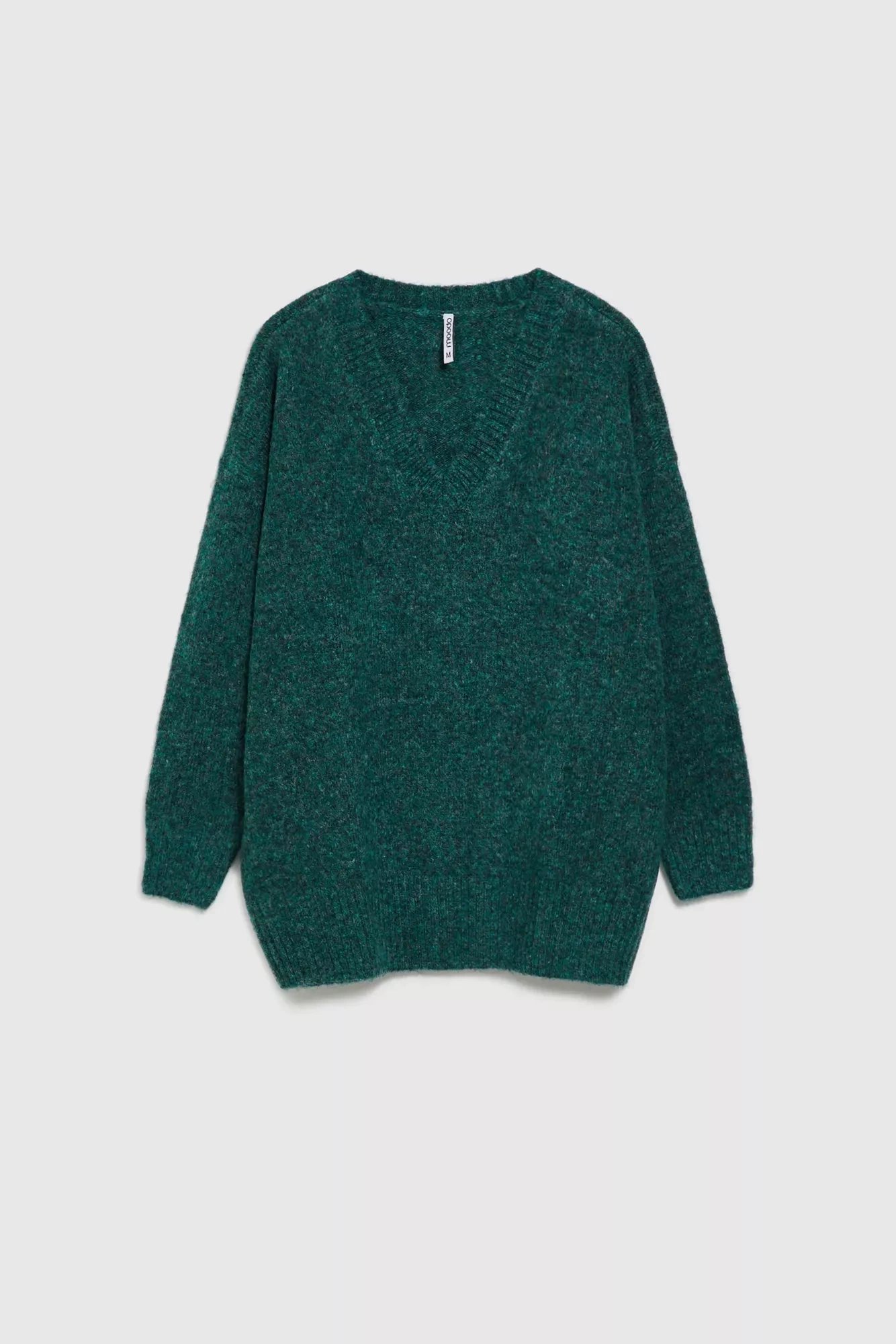 Plain V-neck sweater