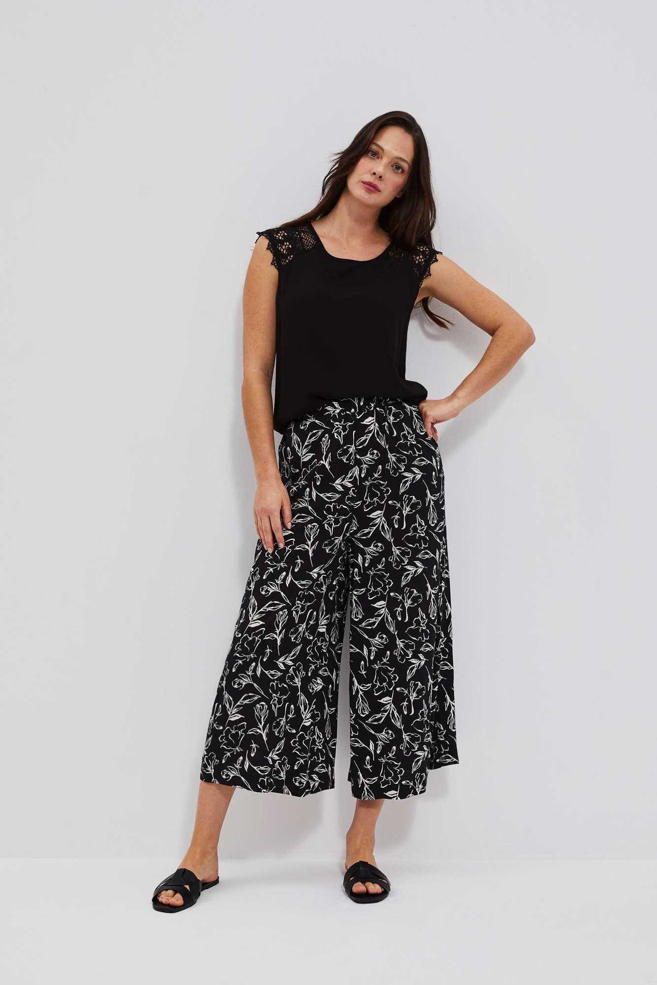 WOMEN'S SHIRT L-KO-4031 BLACK