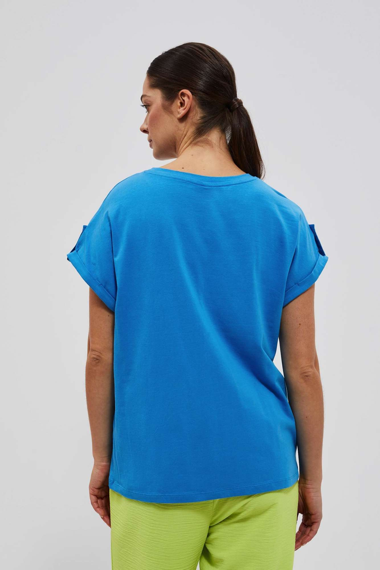 WOMEN'S T-SHIRT L-TS-4086 FRESH BLUE