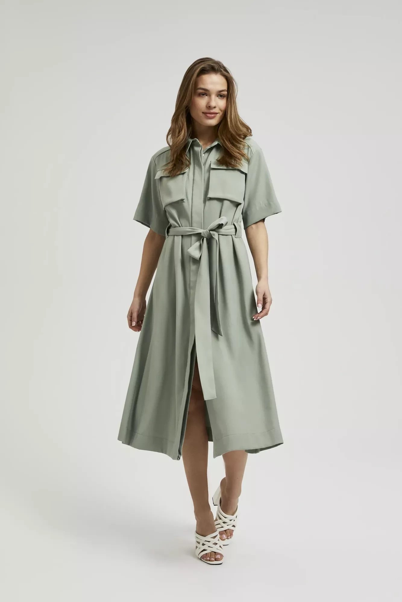 Marisse Women's Dress L-Su-4310 Olive