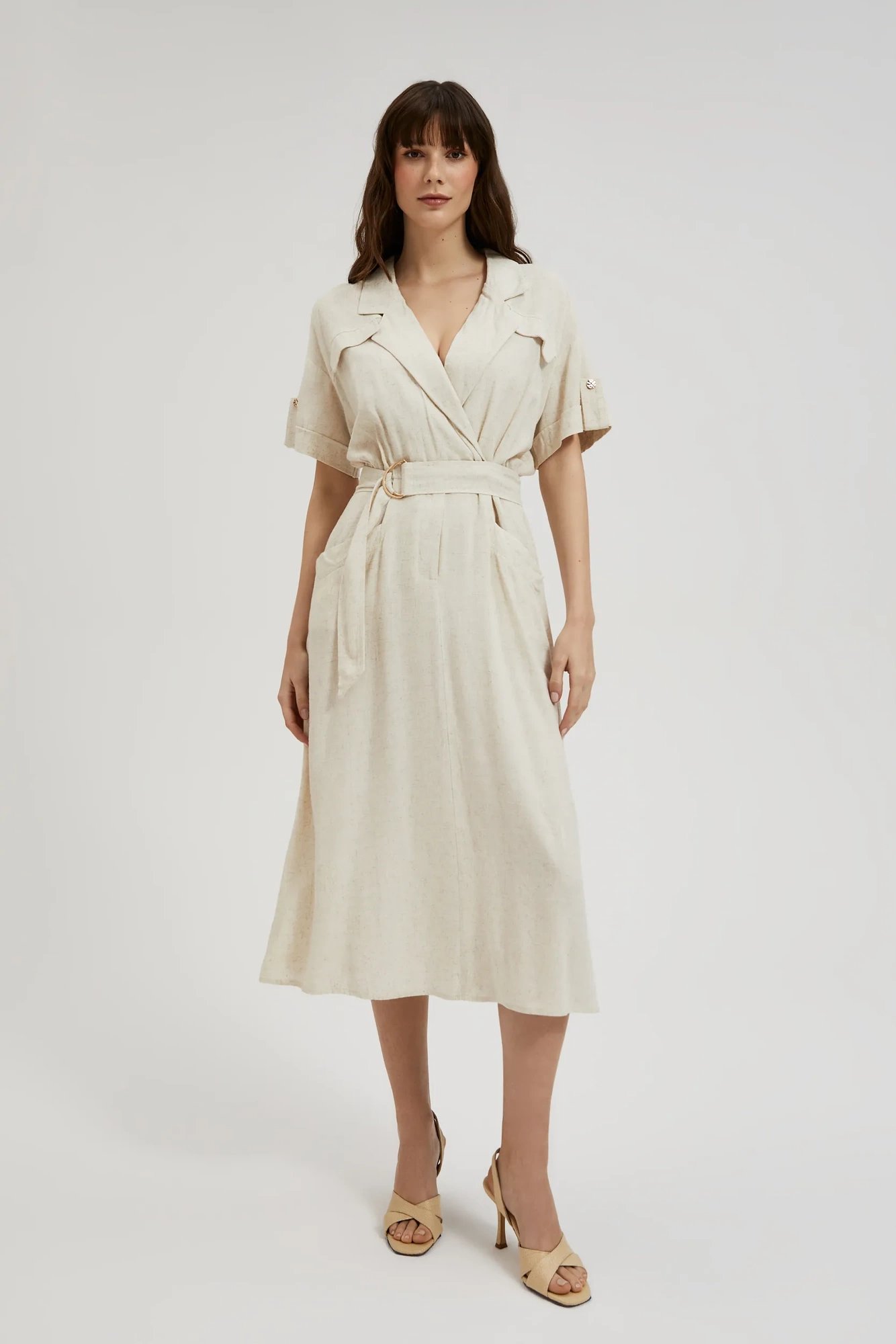 Marisse Women's Dress L-Su-4313 L.Beige