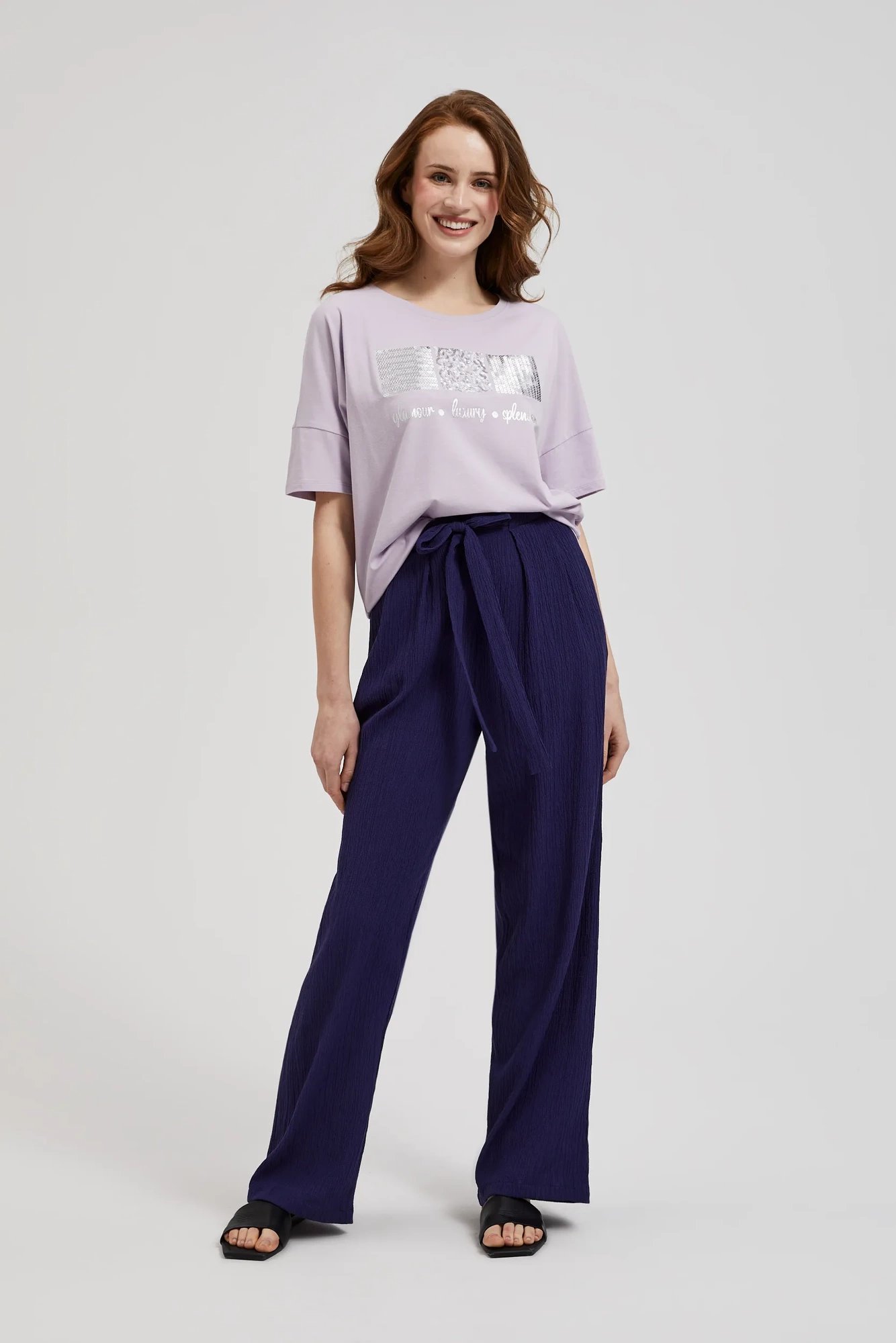 Women's blouse MOODO - light purple