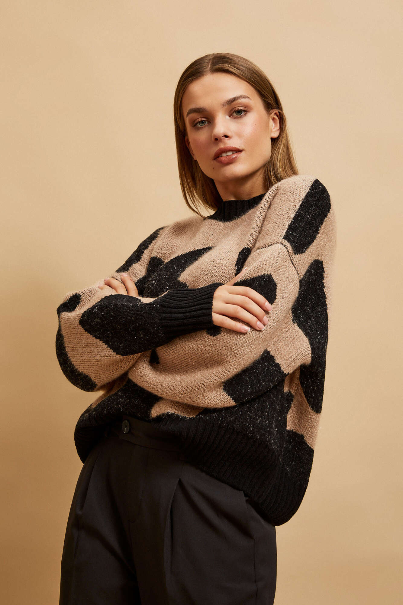 Marisse Patterned Sweater