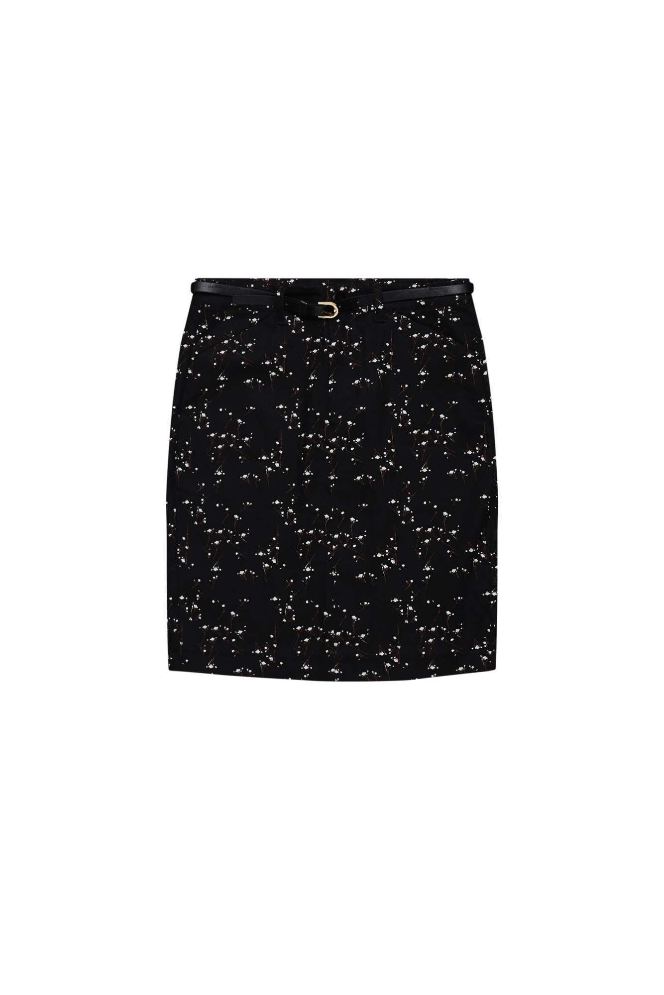 Pencil skirt with print