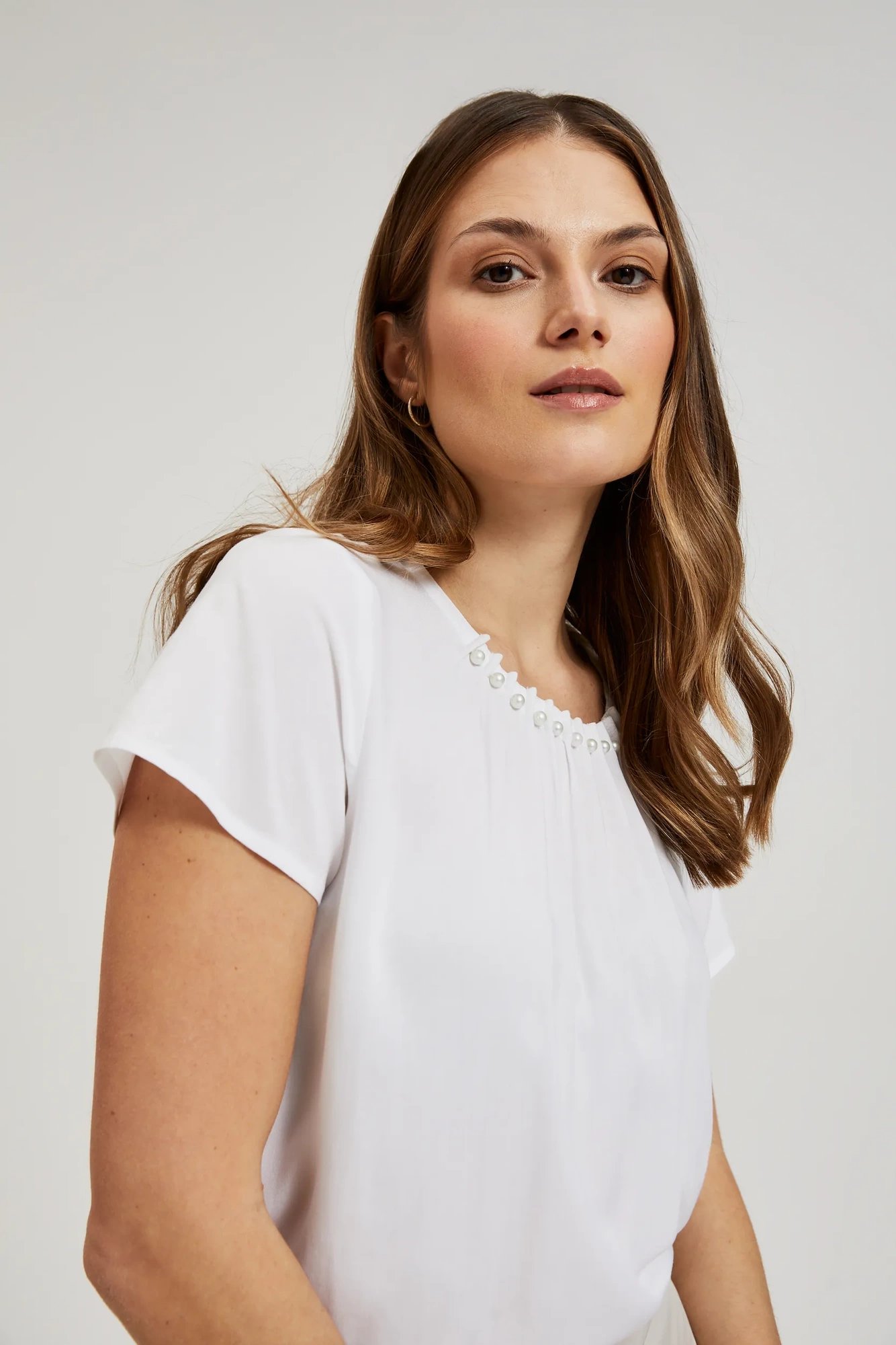 Women's blouse MOODO - white