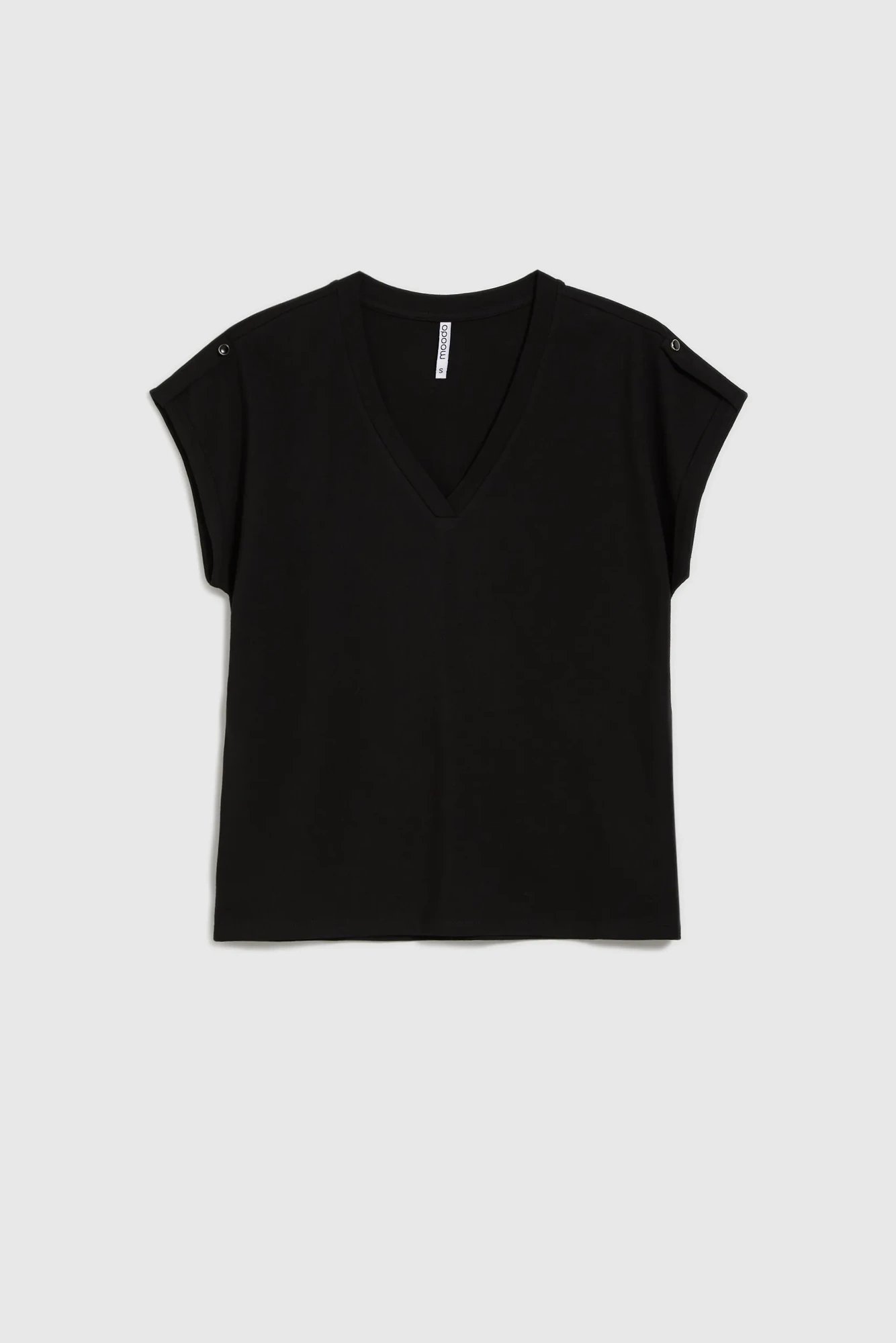 Marisse Women's T-Shirt L-Ts-4621 Black