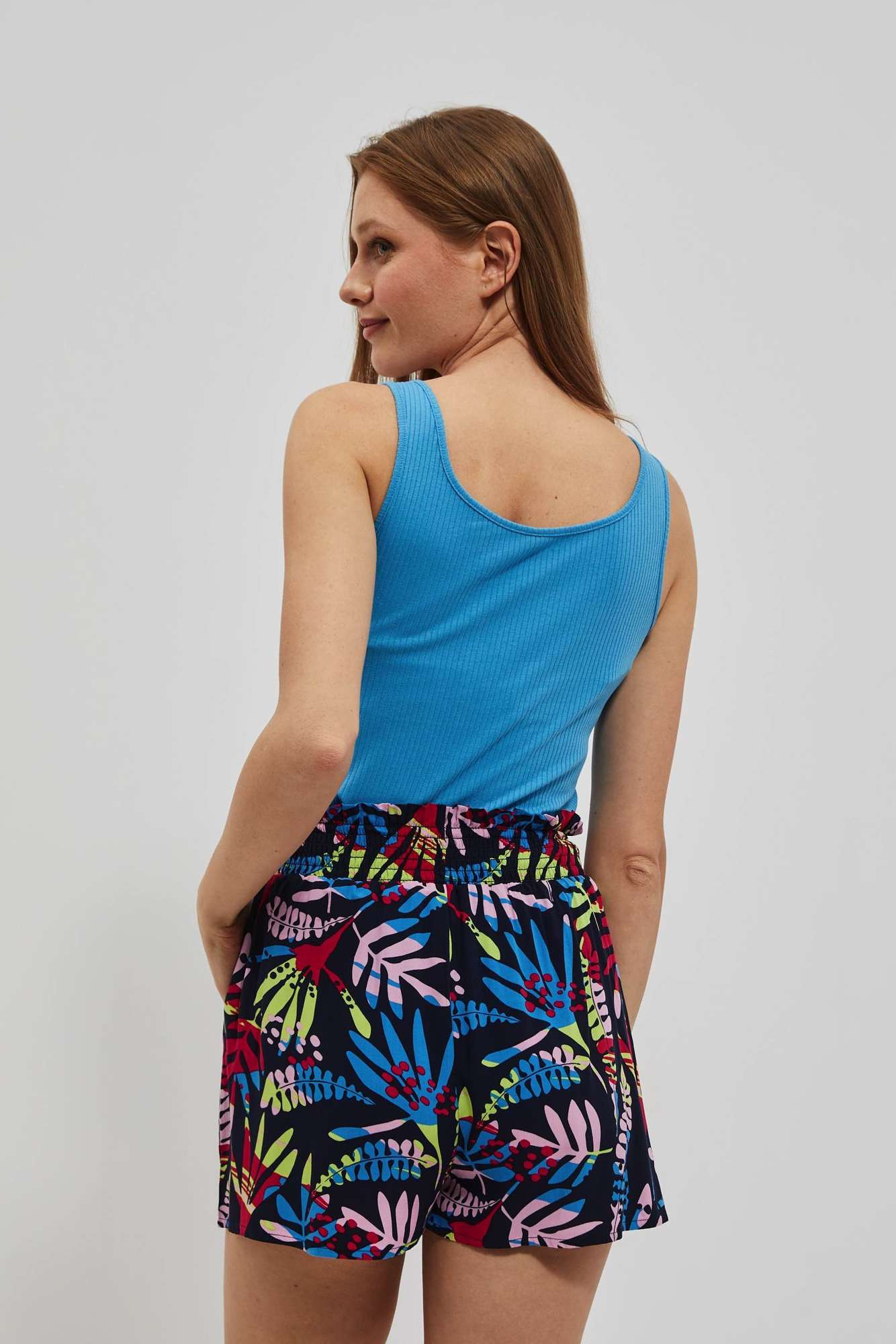 WOMEN'S TOP L-TS-4063 FRESH BLUE